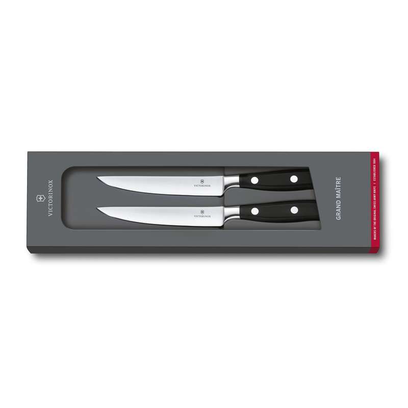 Victorinox Steak Knives 12 cm 2 pcs Set Gift Box Grand Maître 7.7242.2