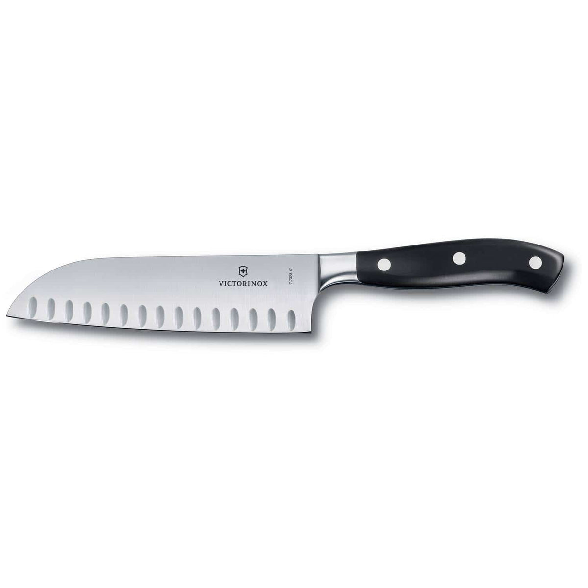 Victorinox Forged Hollow Edge Santoku Knife 17 cm Gift Box Grand Maitre 7.7323.17G