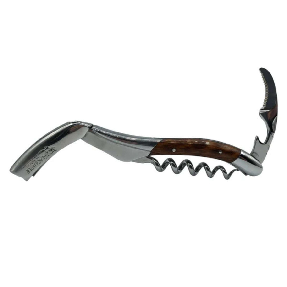Laguiole en aubrac Handcrafted Corkscrew Amourette Wood Handle Laguiole en Aubrac
