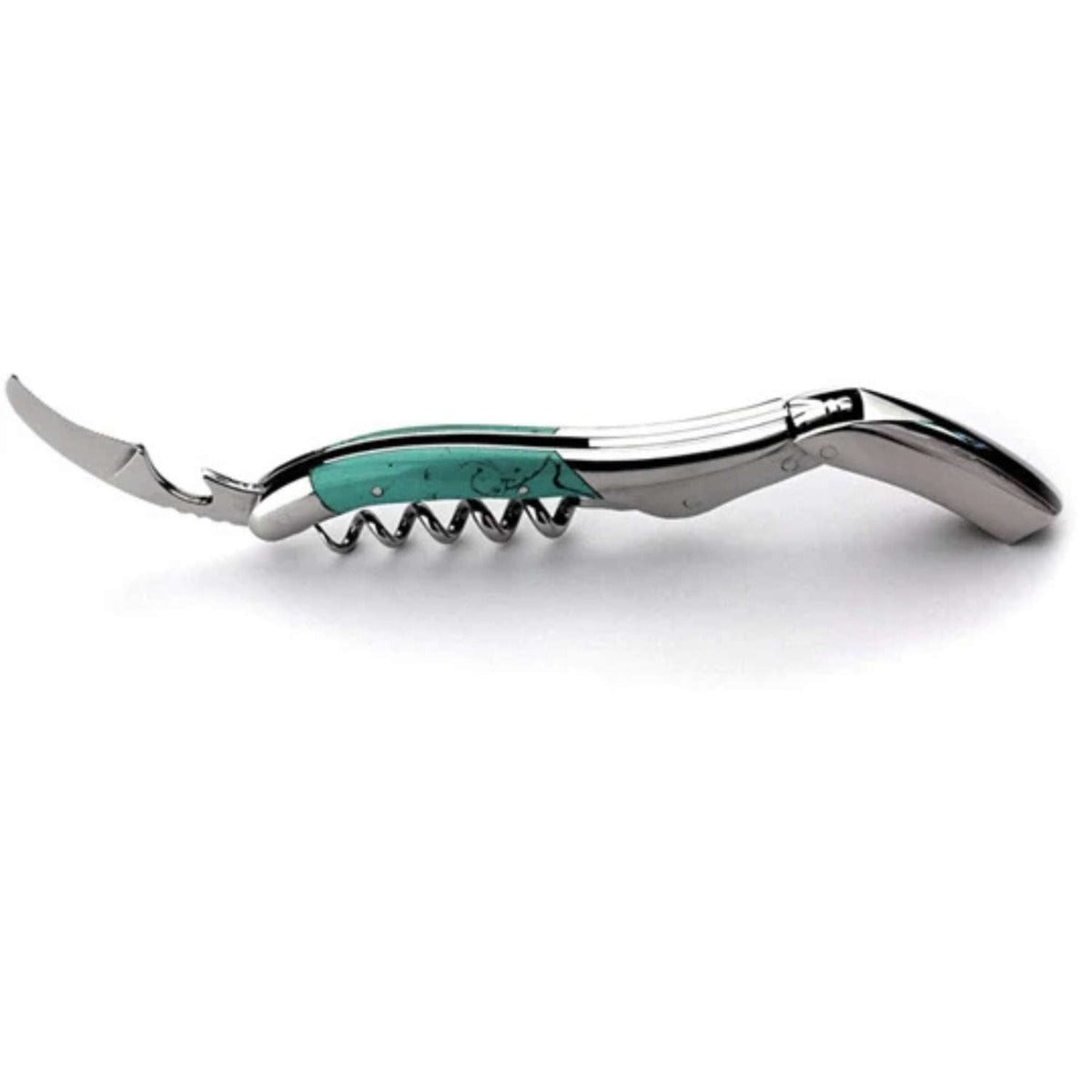 Laguiole en aubrac Handcrafted Corkscrew Genuine Pierre Turquoise Handle Laguiole en Aubrac SOM99PTI