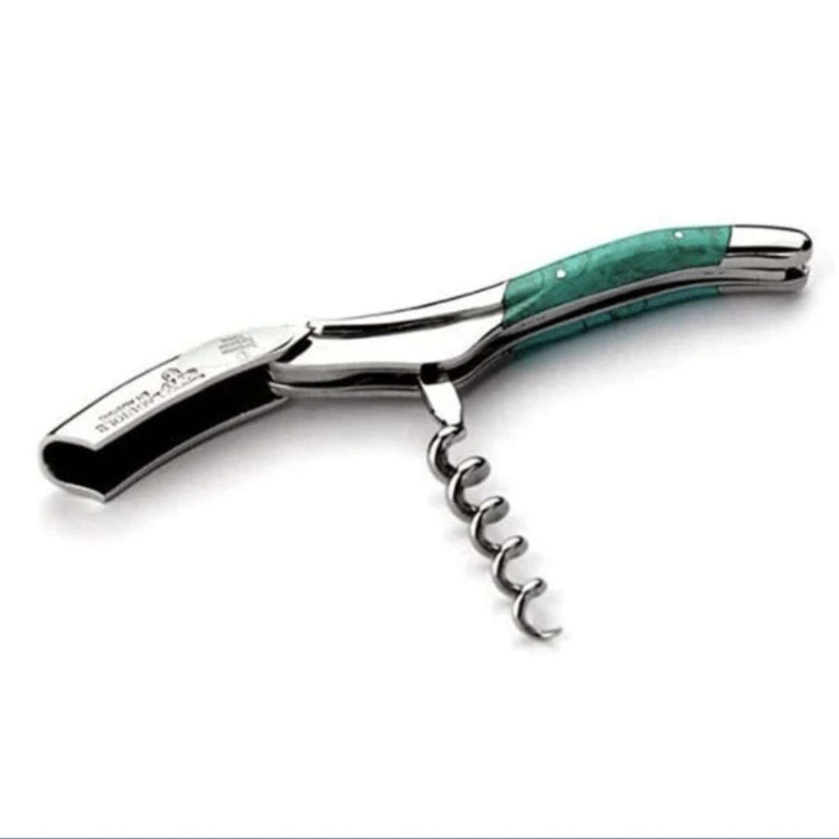 Laguiole en aubrac Handcrafted Corkscrew Genuine Pierre Turquoise Handle Laguiole en Aubrac SOM99PTI