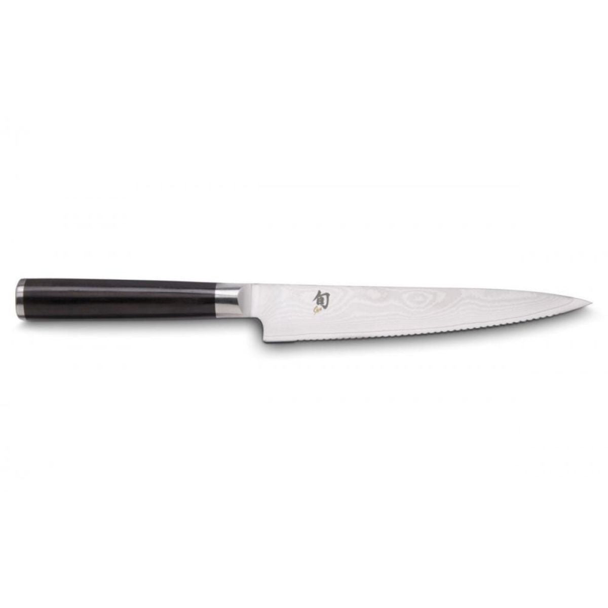 KAI Damascus Serrated Tomato Knife 15 cm Shun DM-0722