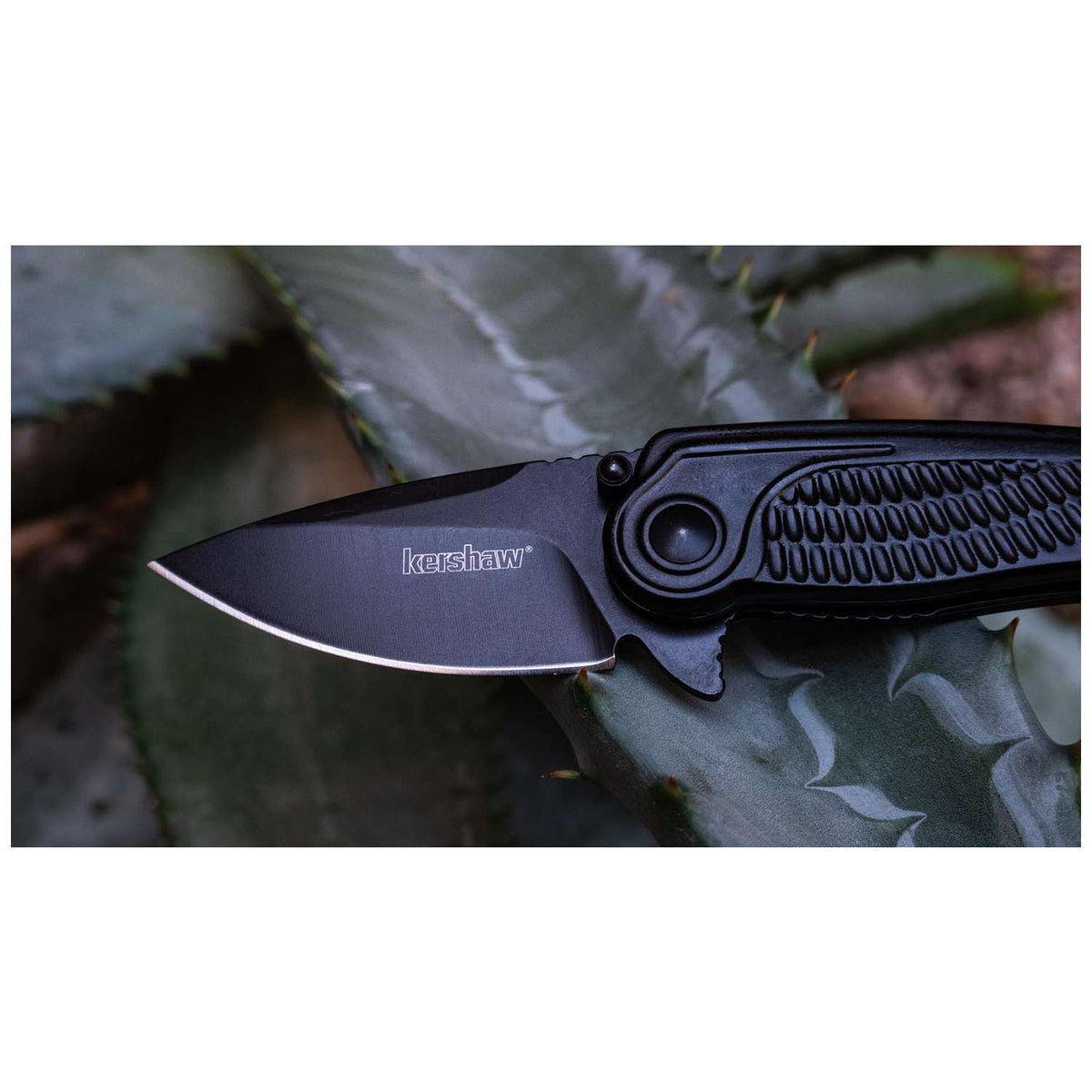 Kershaw Spoke Black Pocket Knife 5 cm Black Handle 88 gr 1313BLK