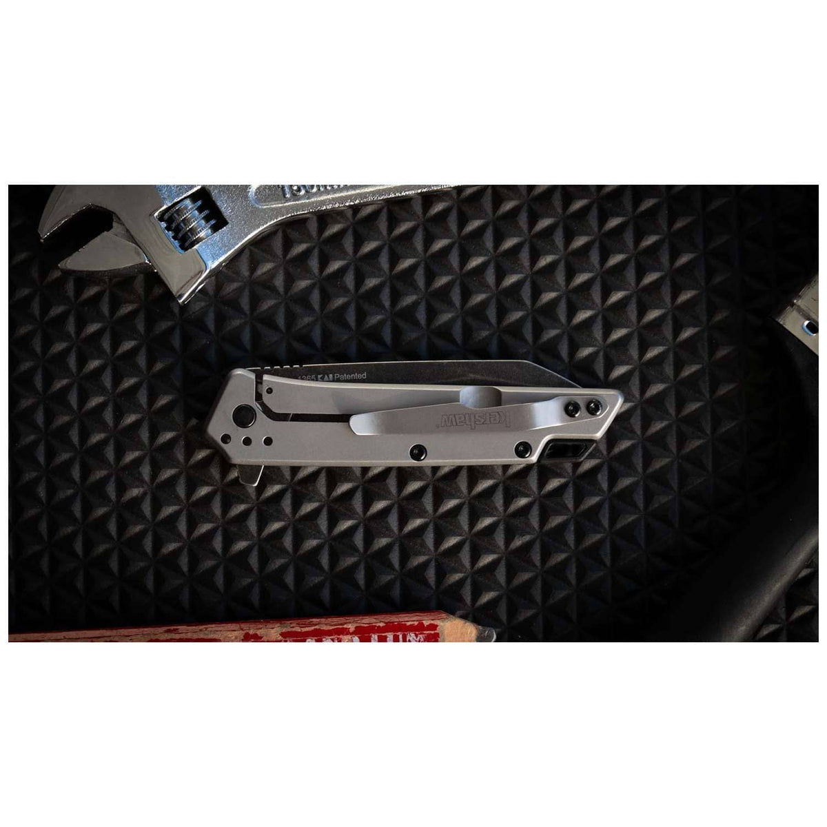 Kershaw Misdirect BlackWash Pocket Knife 8 cm Grey Handle 93 gr 1365X