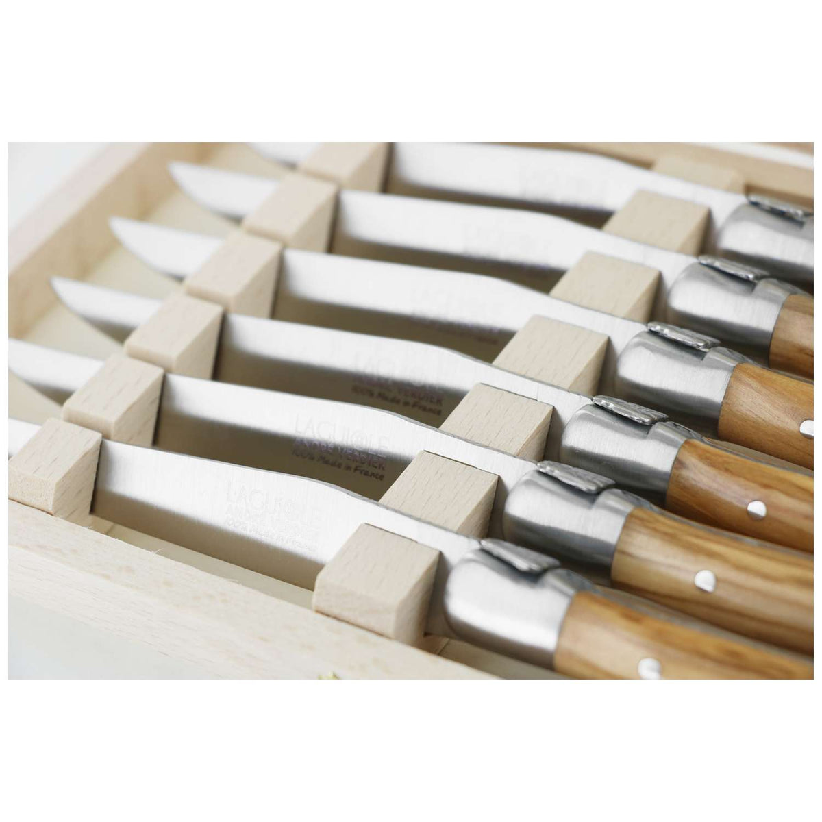 Andre verdier Steak Knife 12 cm 6-Piece Set Gift Box Laguiole Origine