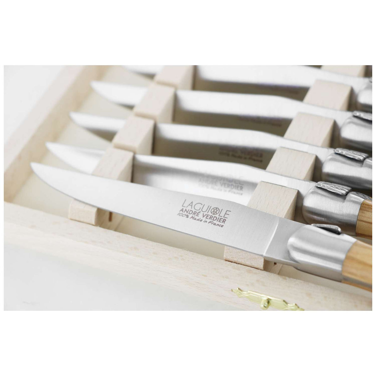 Andre verdier Steak Knife 12 cm 6-Piece Set Gift Box Laguiole Origine