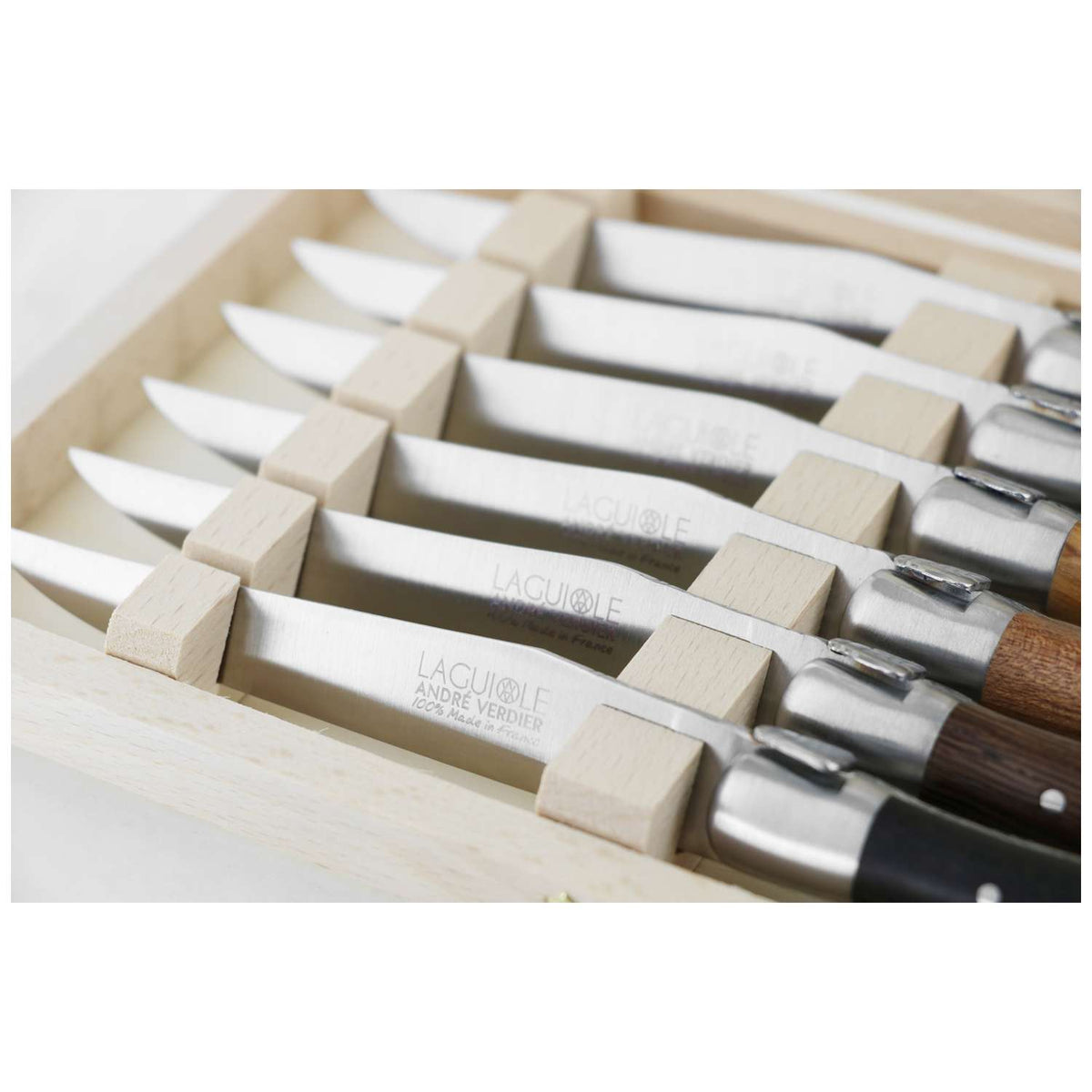 Andre verdier Steak Knife 12 cm 6-Piece Set Gift Box Laguiole Origine