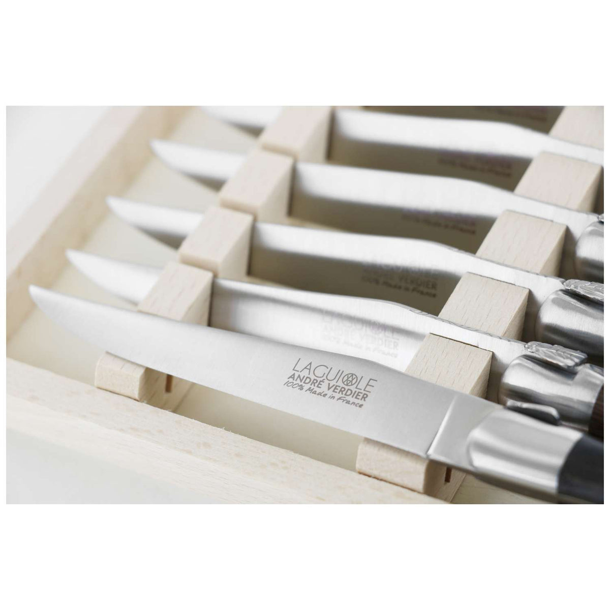 Andre verdier Steak Knife 12 cm 6-Piece Set Gift Box Laguiole Origine