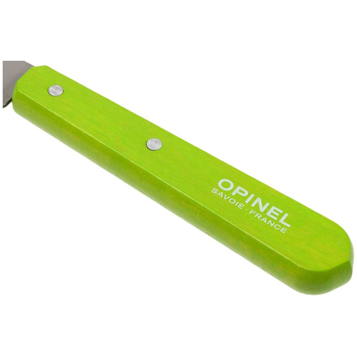 Opinel Peeling Knife 7 cm Green Wooden Handle No 114 Les Essentiels 001925