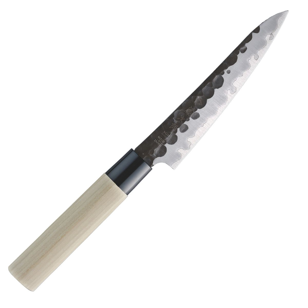 Tojiro Utility Knife 13 cm Magnolia Handle Hammered F-1111