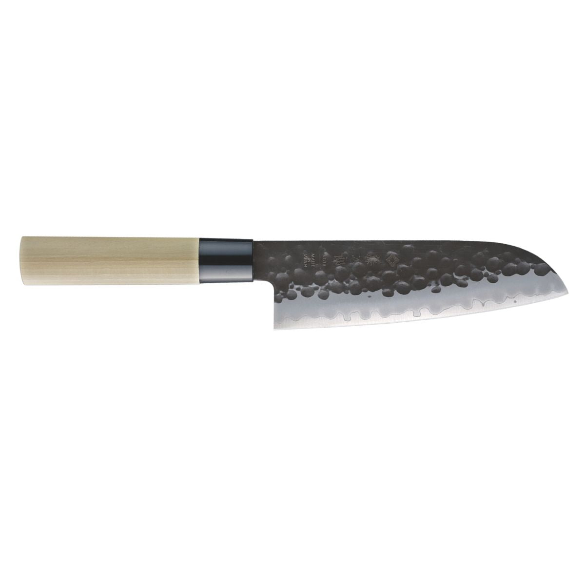 Tojiro Santoku Knife 16.5 cm Magnolia Handle Hammered F-1112