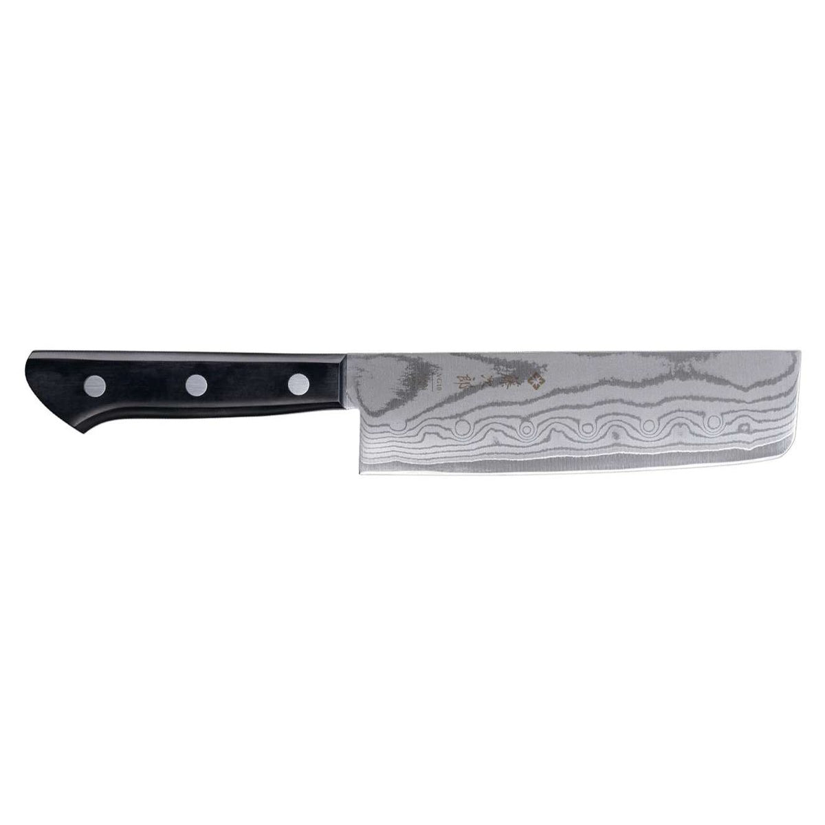 Tojiro Damascus Nakiri Knife 16.5 cm Basic Damascus F-330