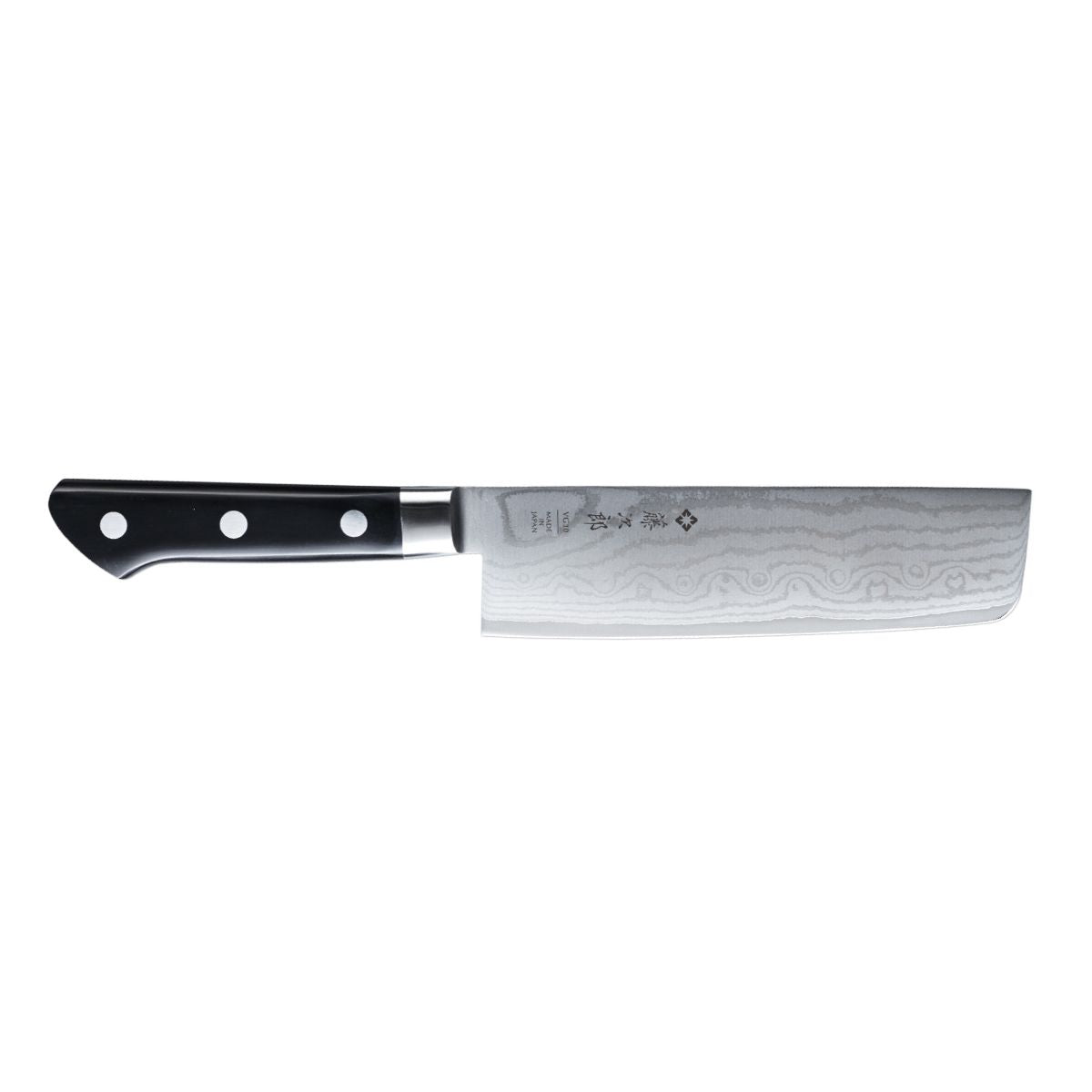 Tojiro Damascus Nakiri Knife 16.5 cm Classic Damascus F-660