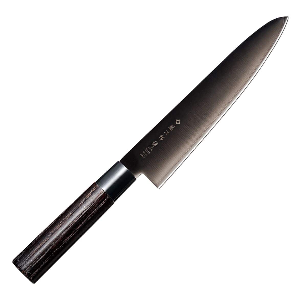 Tojiro Chef's Knife 21 cm Chestnut Handle Black Zen FD-1564