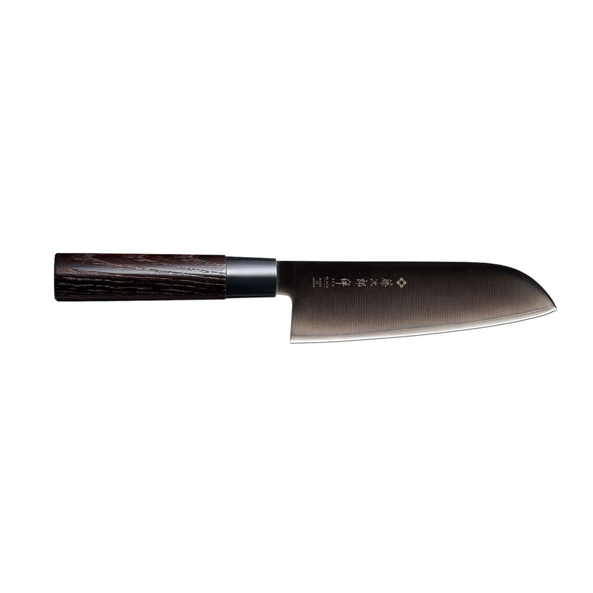 Tojiro Santoku Knife 16.5 cm Chestnut Handle Black Zen FD-1567