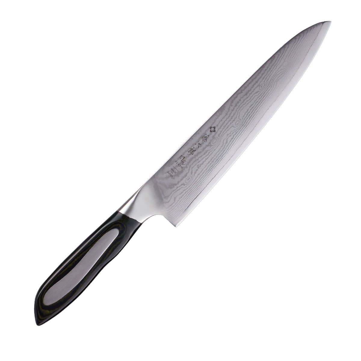 Tojiro Damascus Chef's Knife 21 cm Micarta Handle Flash FF-CH210