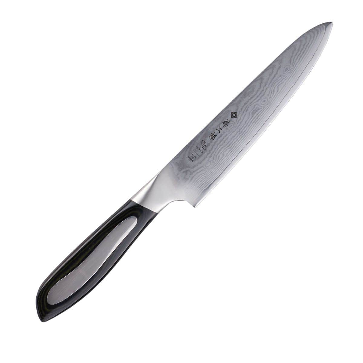 Tojiro Damascus Utility Knife 15 cm Micarta Handle Flash FF-UT150
