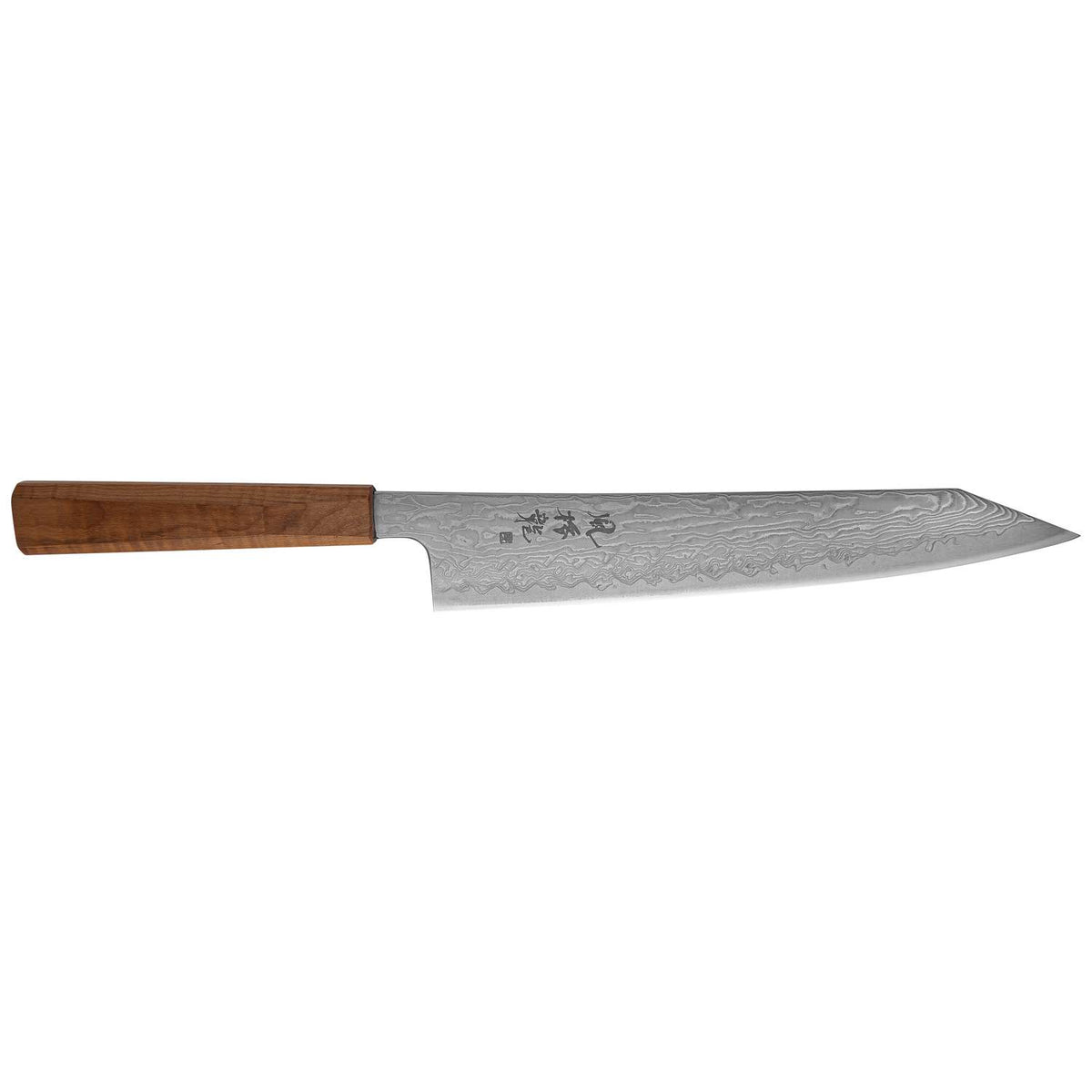 Ryusen Damascus Chef's Knife 24 cm Maple Handle Fukaku Ryu FK-301