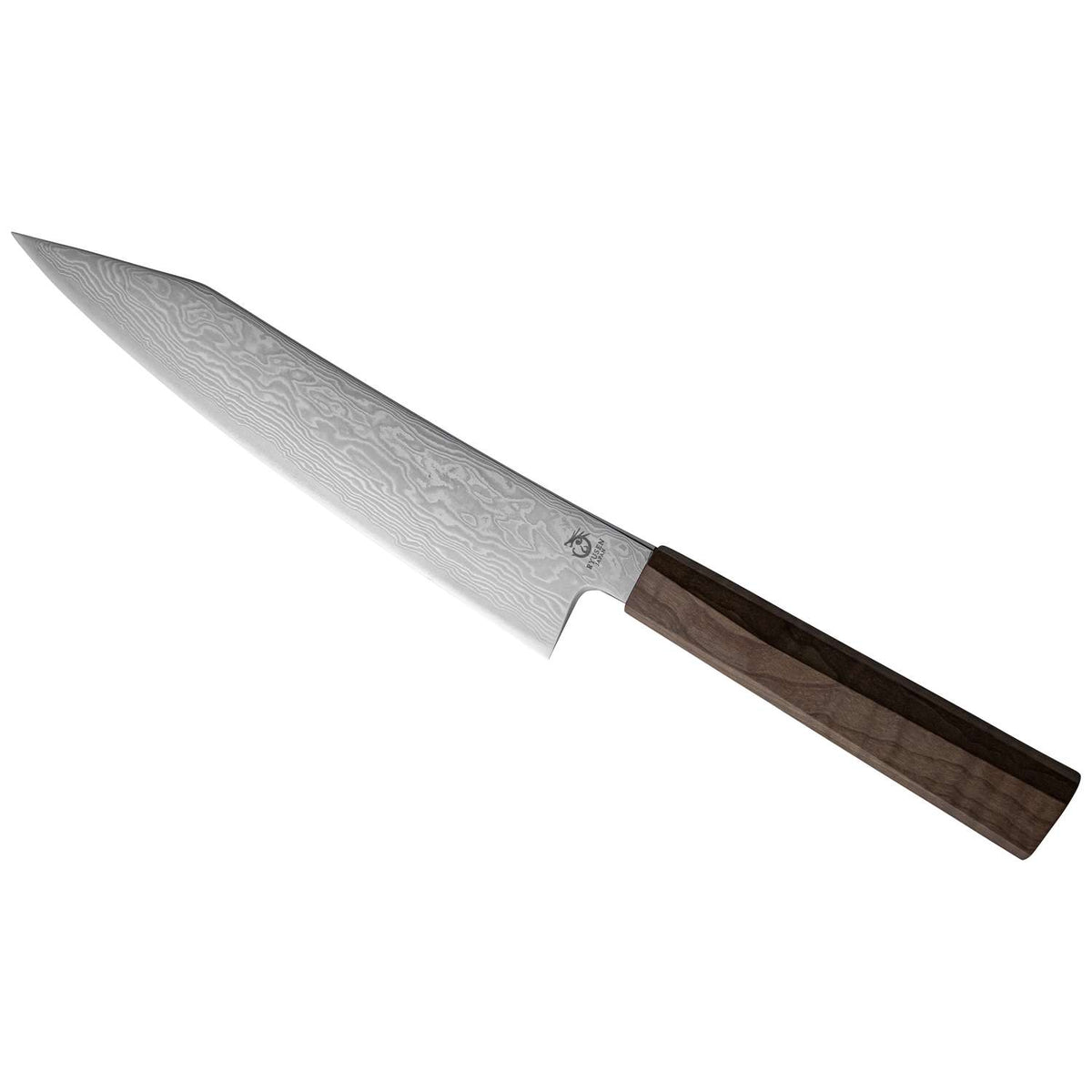Ryusen Damascus Chef's Knife 21 cm Maple Handle Fukaku Ryu FK-302