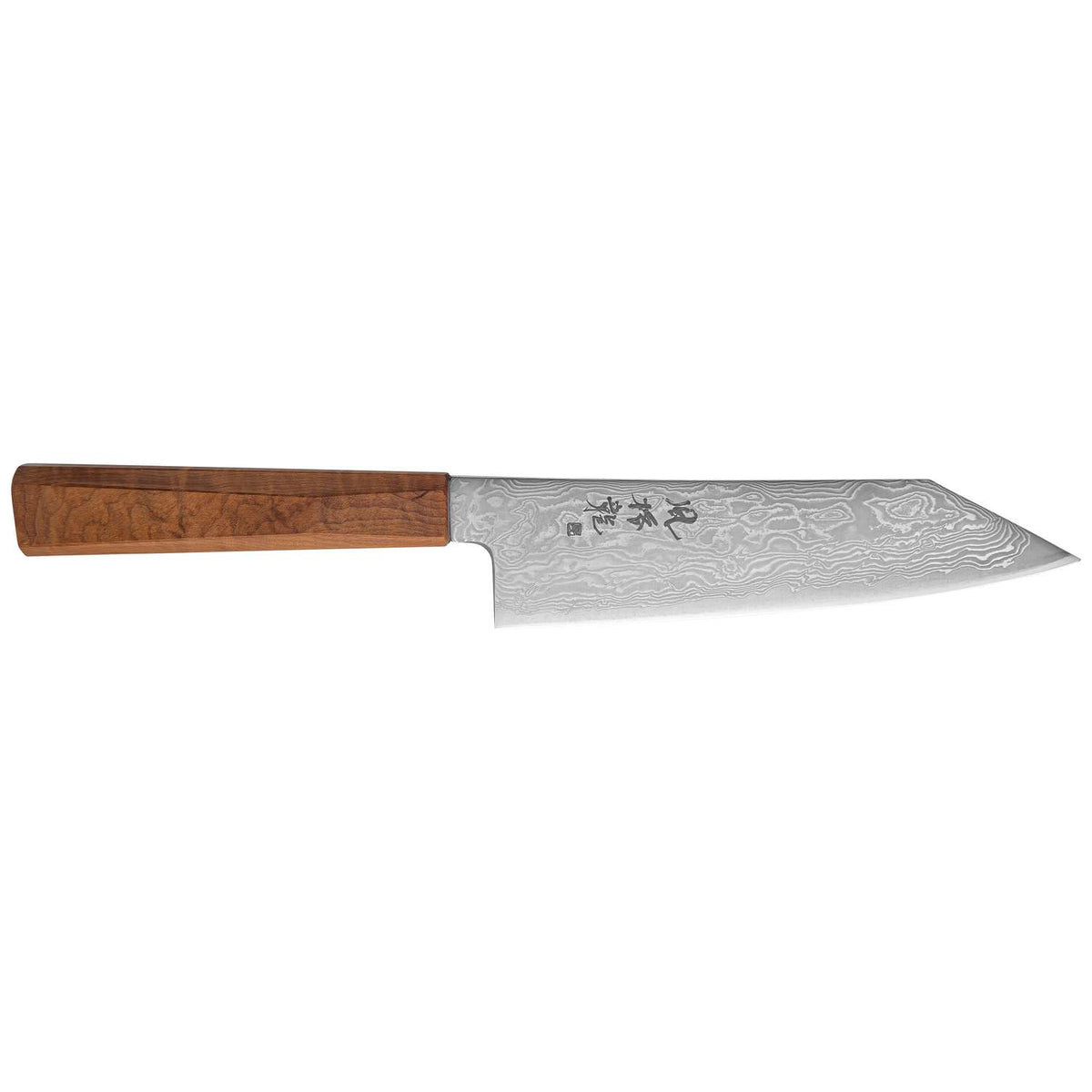 Ryusen Damascus Santoku Knife 17 cm Maple Handle Fukaku Ryu FK-303