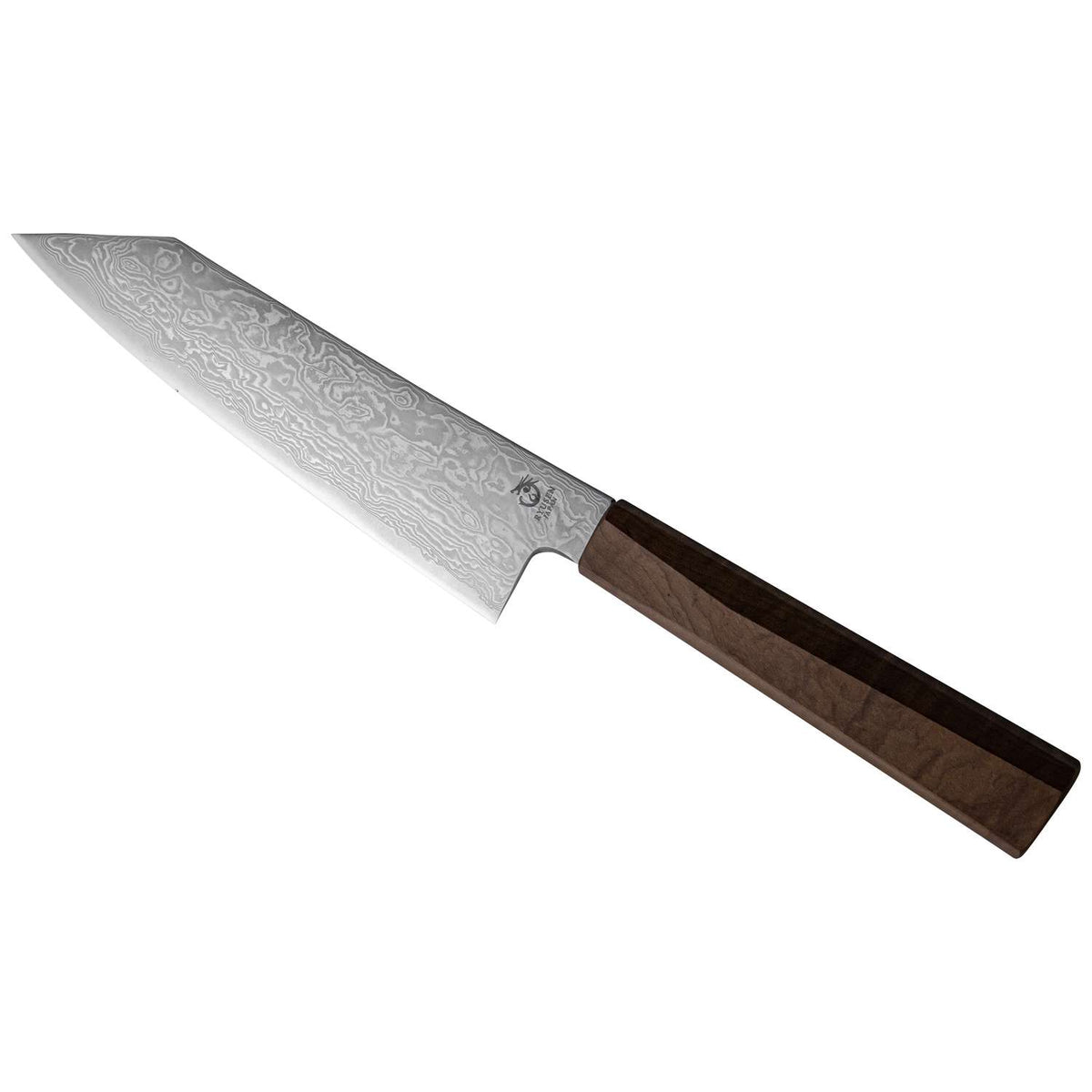 Ryusen Damascus Santoku Knife 17 cm Maple Handle Fukaku Ryu FK-303