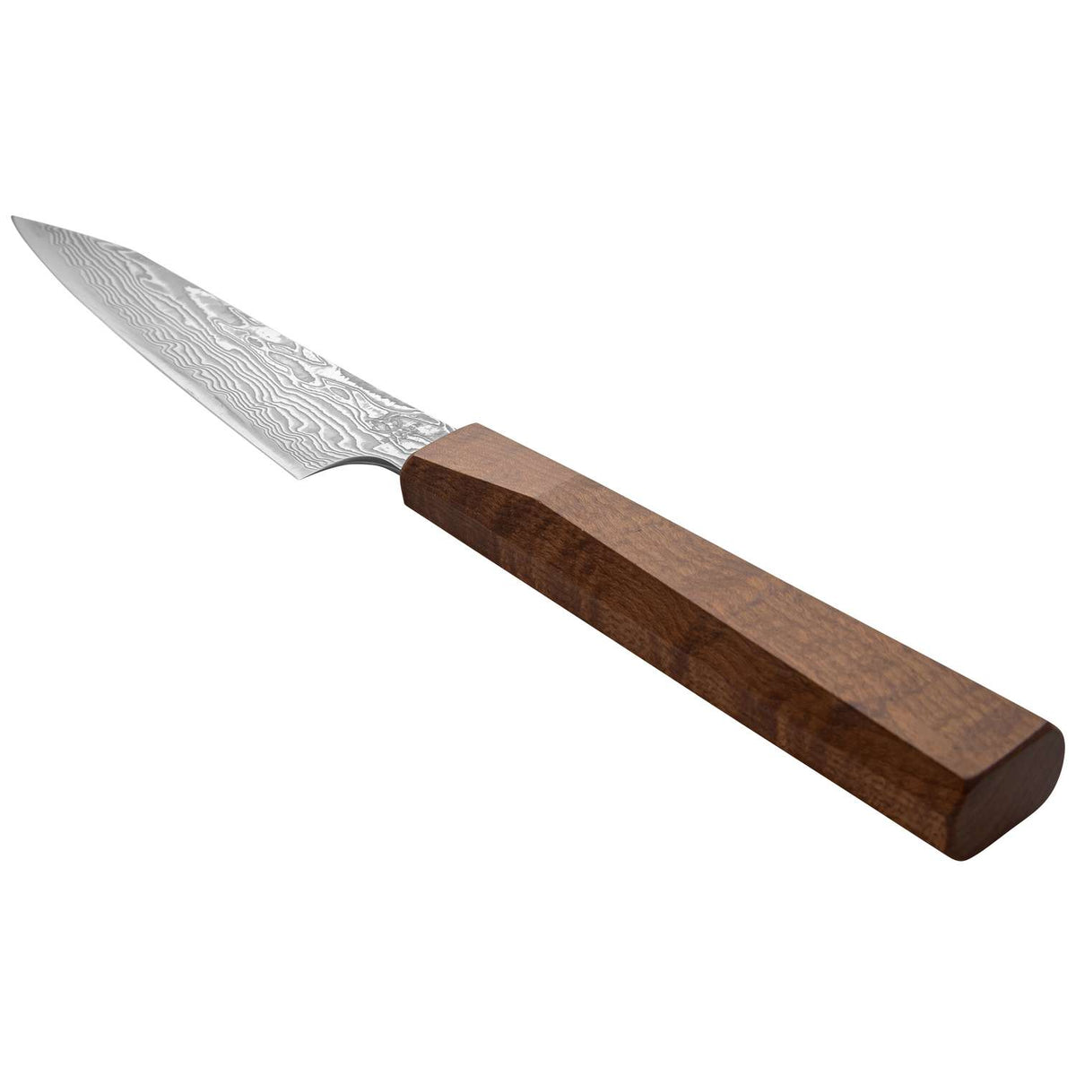 Ryusen Damascus Utility Knife 13.5 cm Maple Handle Fukaku Ryu FK-305