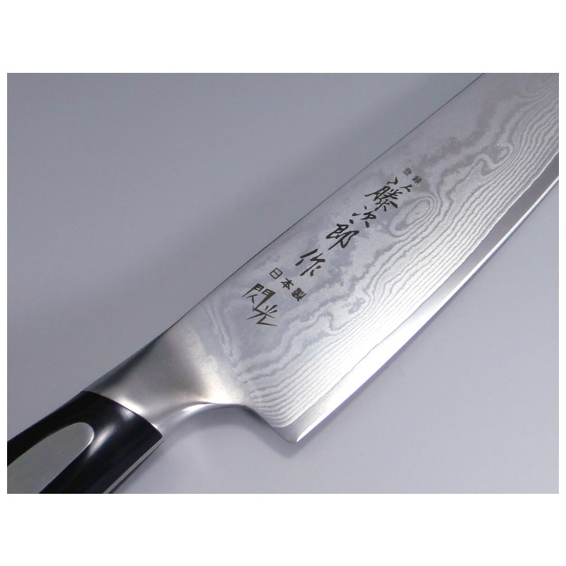 Tojiro Damascus Chef's Knife 24 cm Micarta Handle Flash FF-CH240