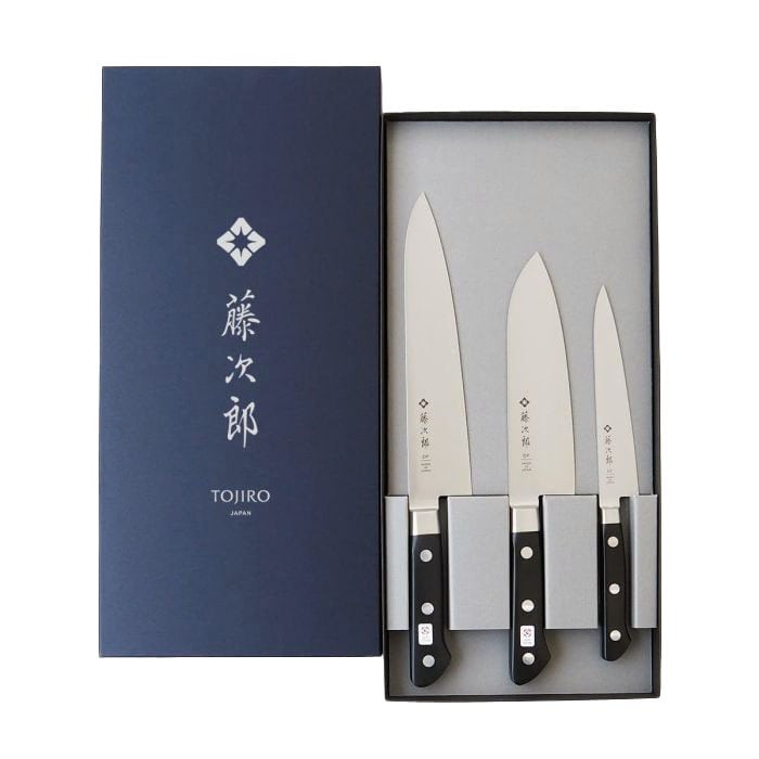 Tojiro Knives Set 3 pcs In Gift Box Classic FT-032