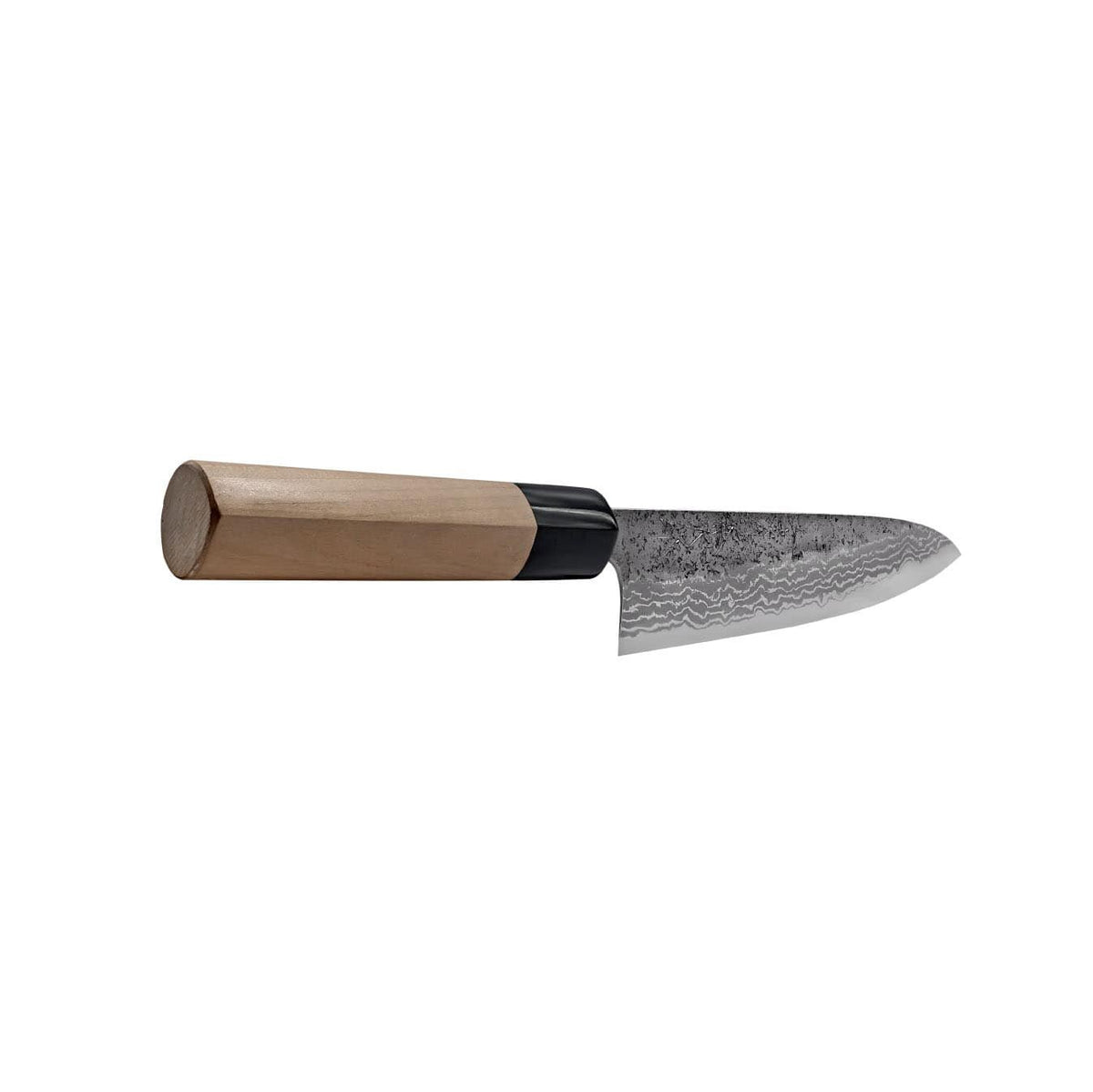 Tojiro Rough Aogami Damascus Handmade Chef's Knife 18 cm Magnolia Handle