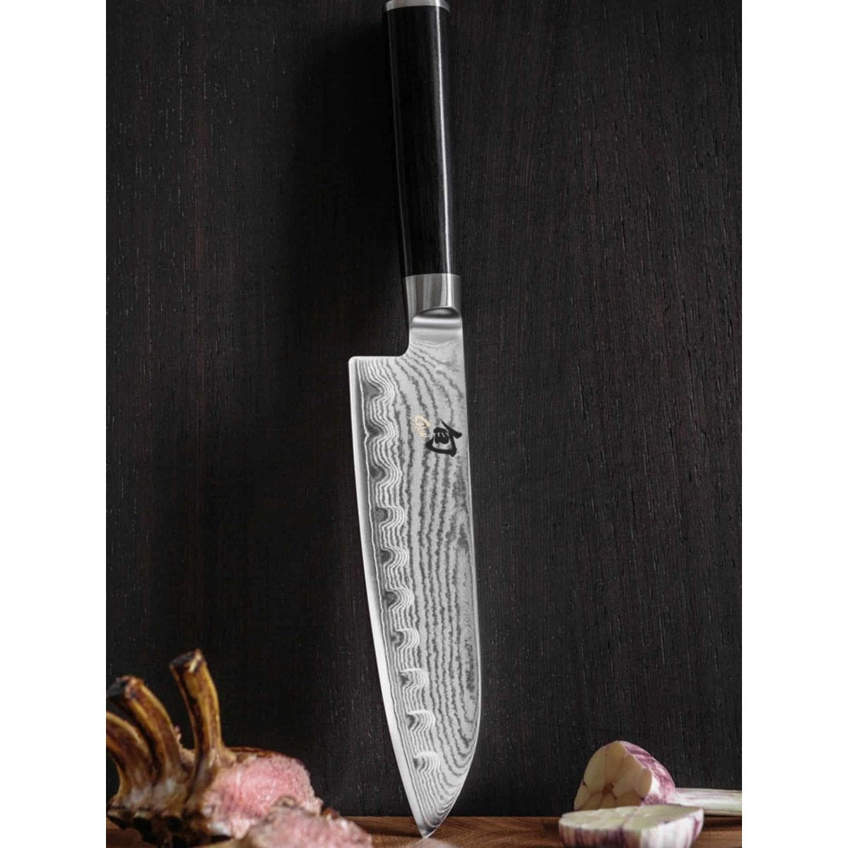 KAI Damascus Santoku Knife 14 cm Shun DM-0727