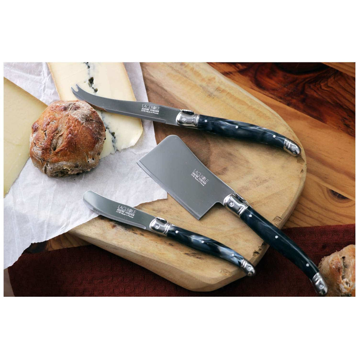 Andre verdier Knife Block 6-Piece Set Printemps Laguiole Debutant 706PRBBP