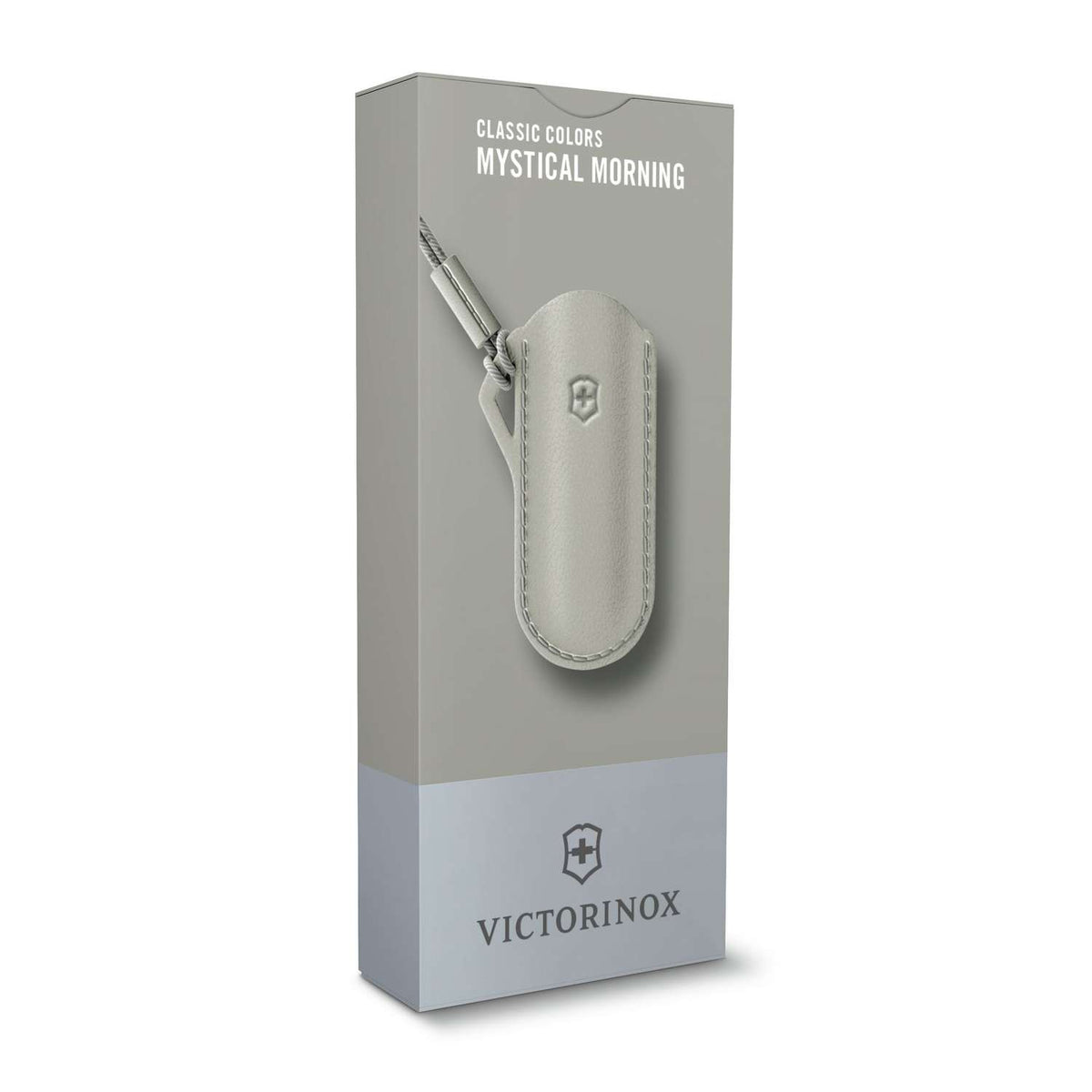 Victorinox Leather Pouch 70 mm Gray Mystical Morning 4.0670.31