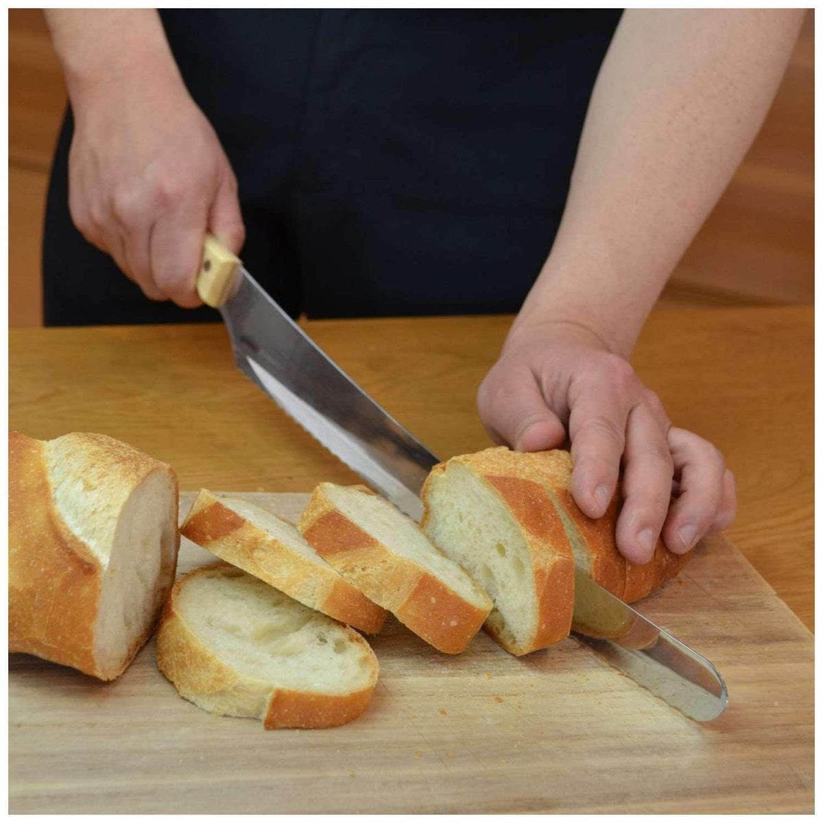 Nisaku Bread Knife 24 cm Tomita 3000
