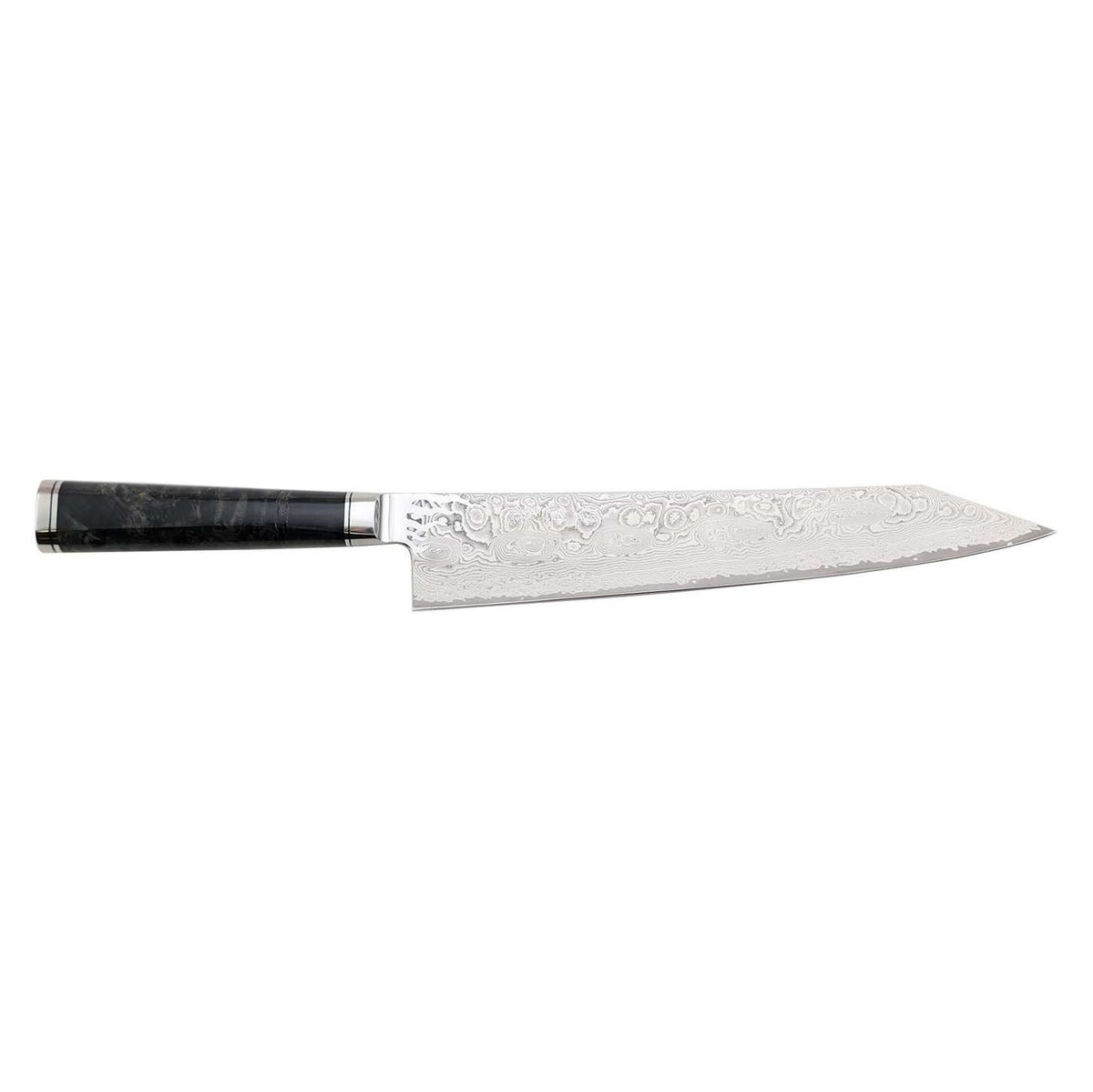 Ryusen Damascus Chef's Knife 24 cm Poplar Handle Oukokuryu MT OK-201