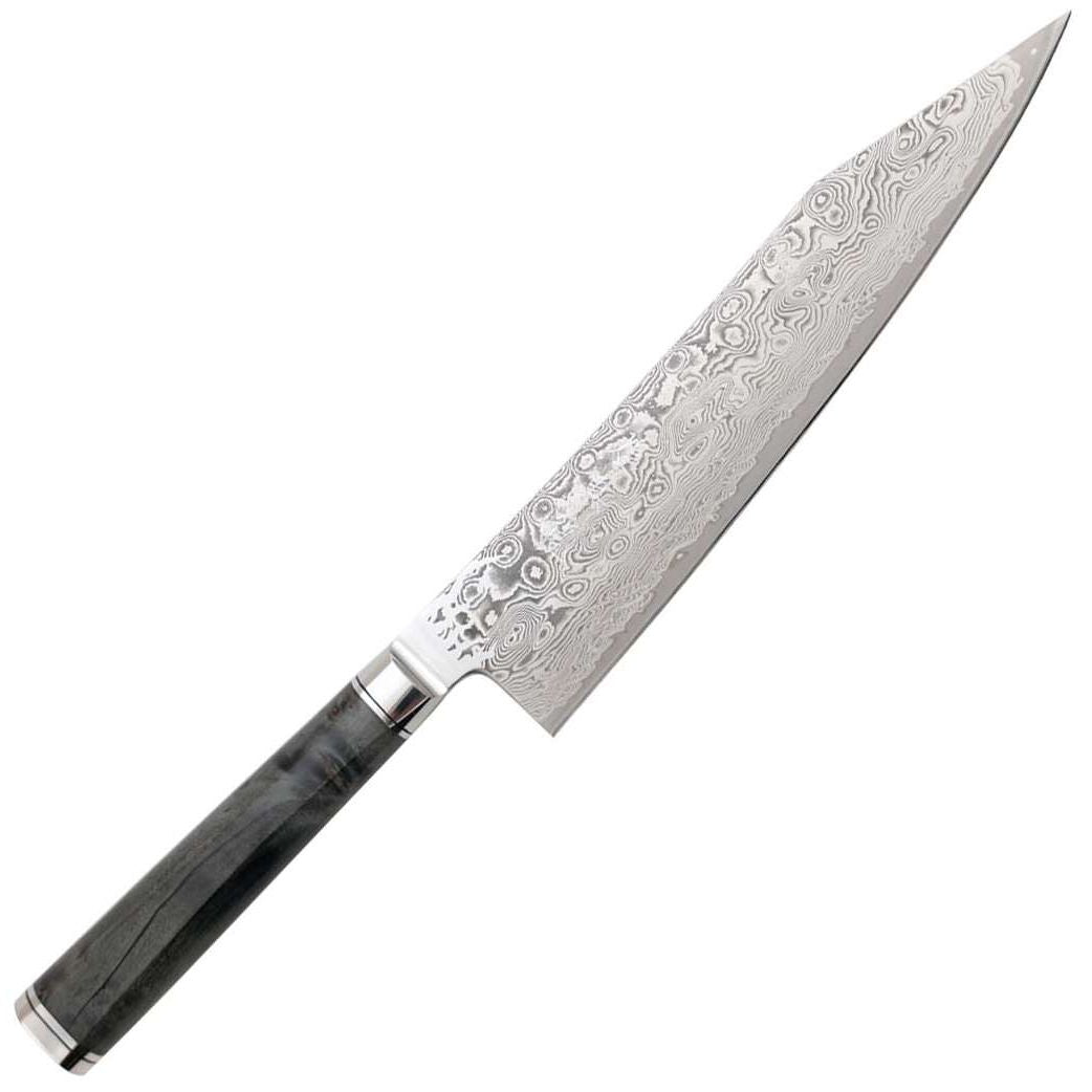 Ryusen Damascus Chef's Knife 21 cm Poplar Handle Oukokuryu MT OK-202