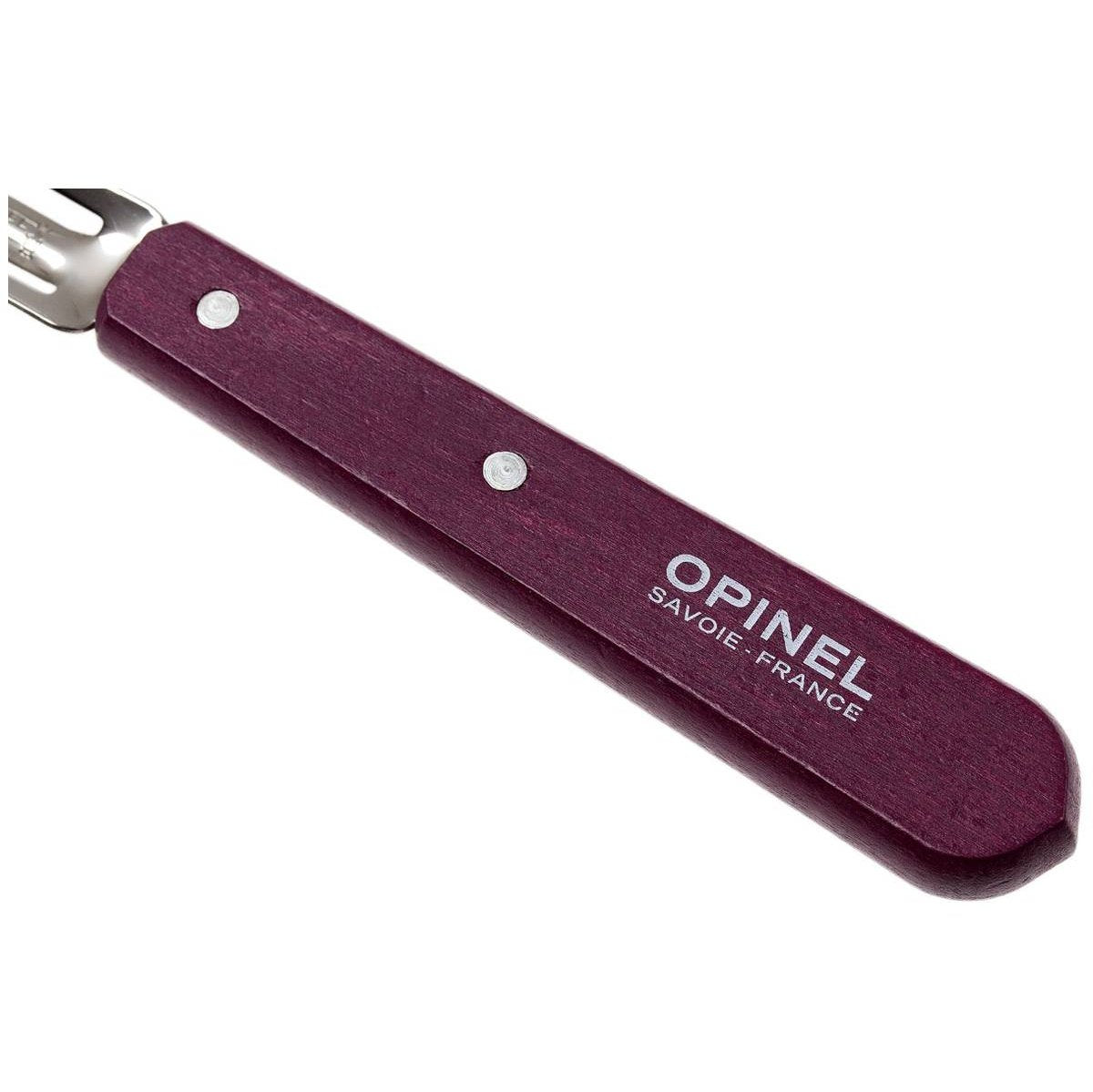 Opinel Stainless Steel Peeler 6 cm With Purple Wooden Handle No 115 Les Essentiels 001929