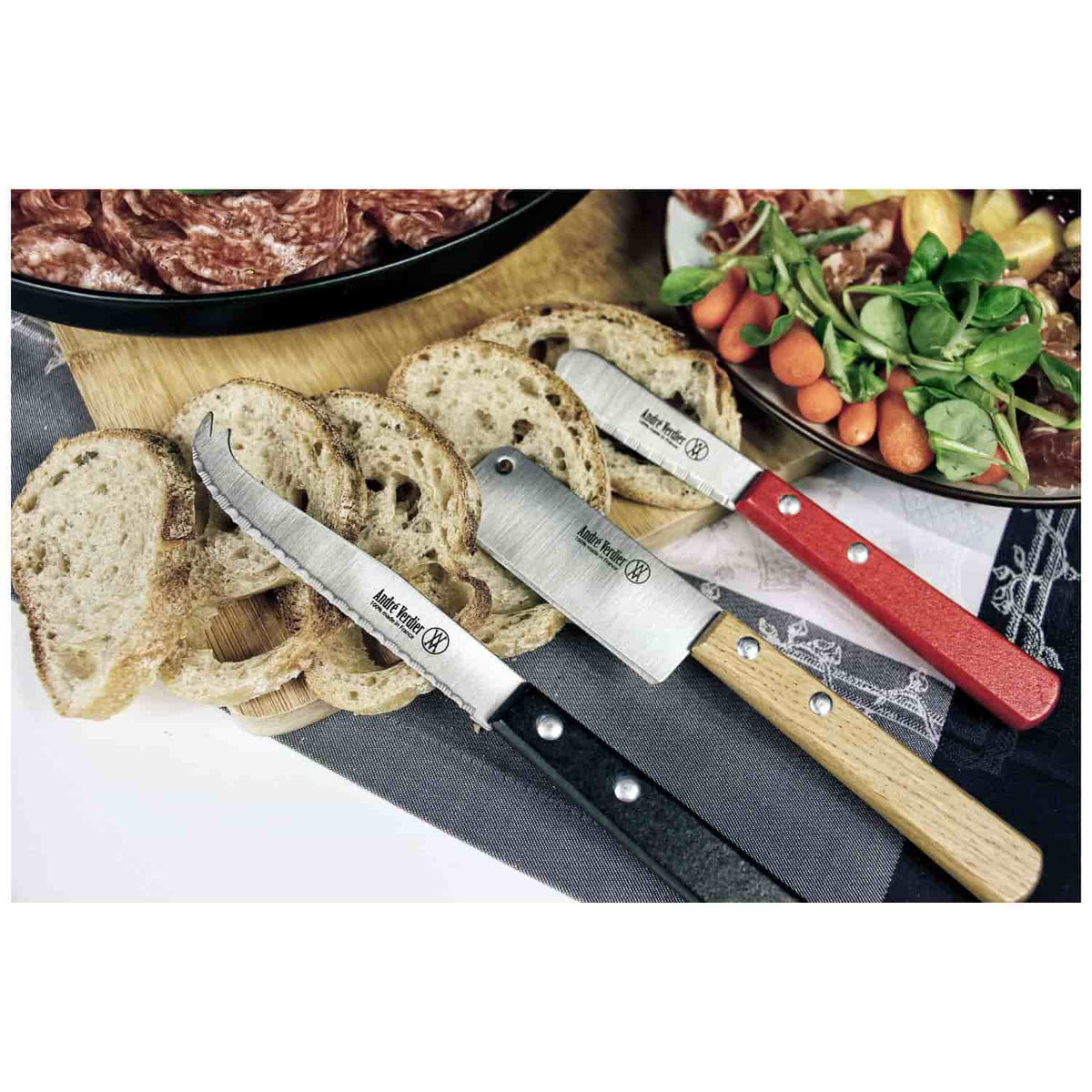 Andre verdier Butter Knife 6.5 cm Wooden Handle Prepa Culi
