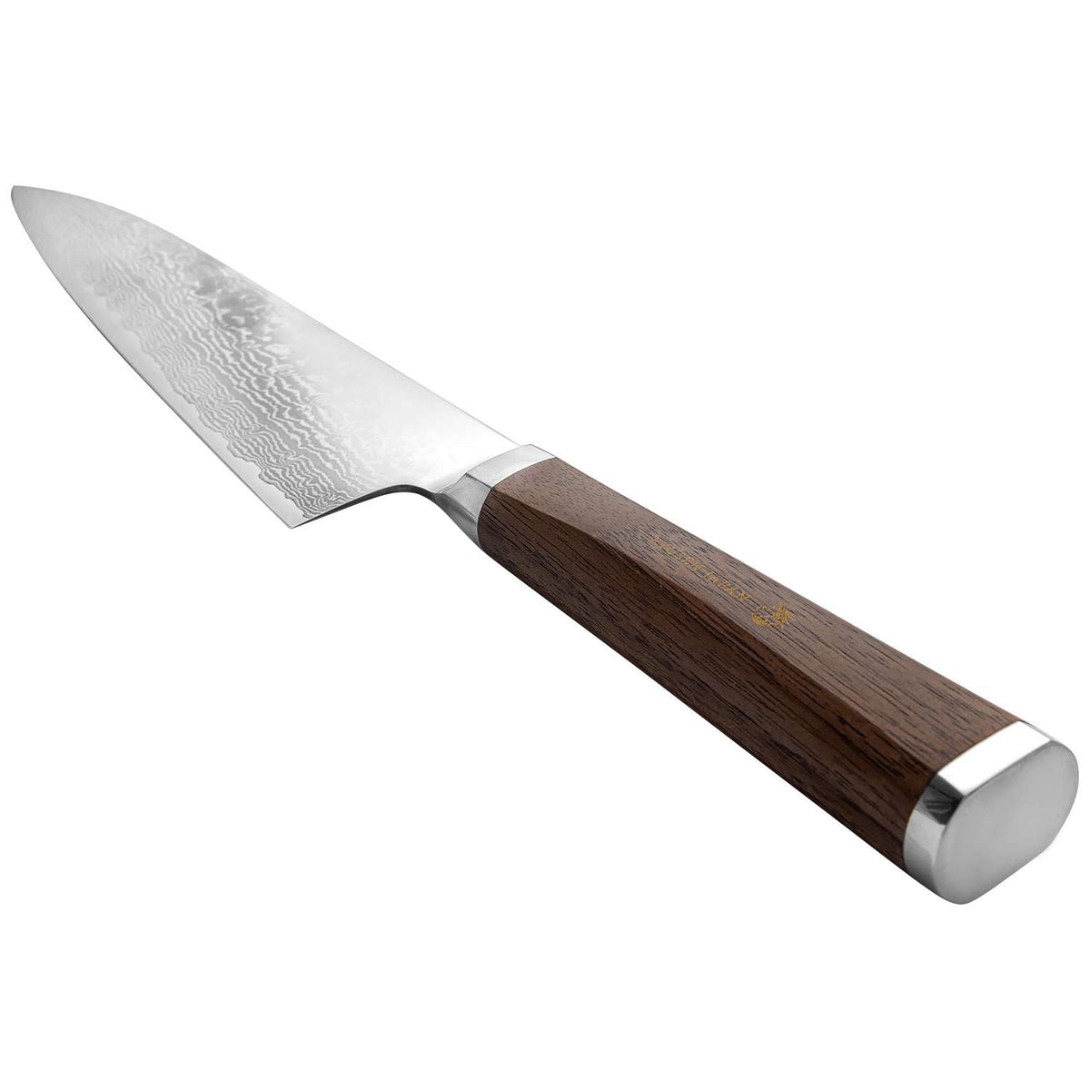 Ryusen Damascus Chef's Knife 21 cm Walnut Handle Prever PV-102