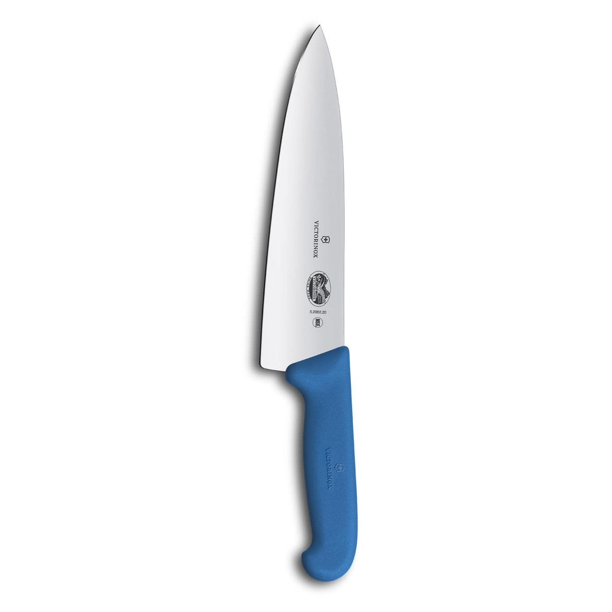 Victorinox Chef's Knife Extra Wide Blade 20 cm Blue Handle Fibrox 5.2062.20B
