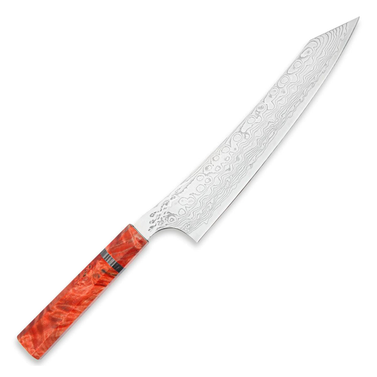 Ryusen Damascus Chef's Knife 24 cm Poplar Handle Gurenhiryu KAI GH-103
