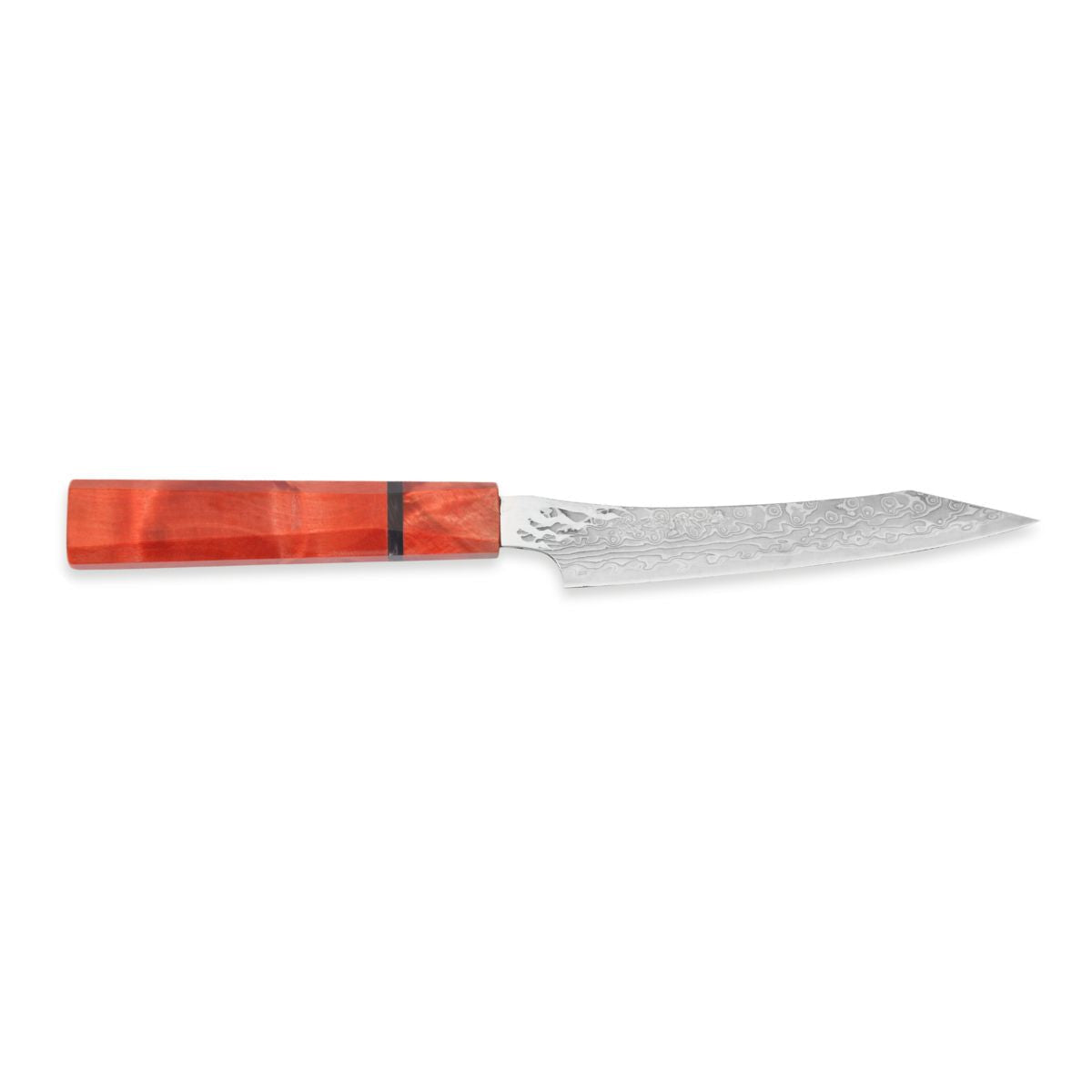 Ryusen Damascus Petty Knife 13.5 cm Poplar Handle Gurenhiryu KAI GH-115