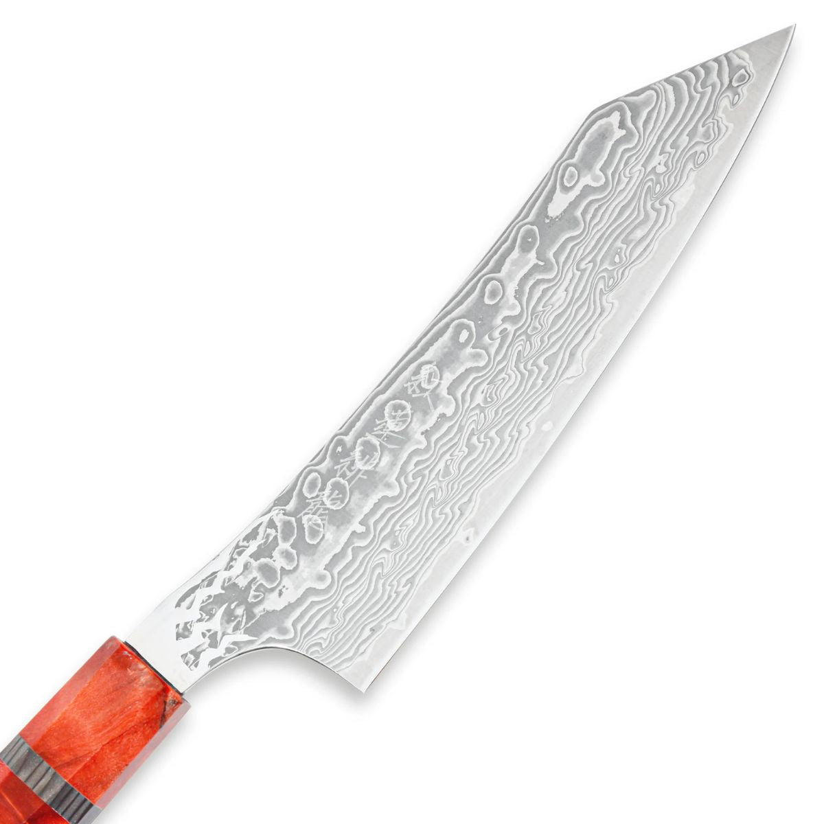 Ryusen Damascus Santoku Knife 17.5 cm Poplar Handle Gurenhiryu KAI GH-107