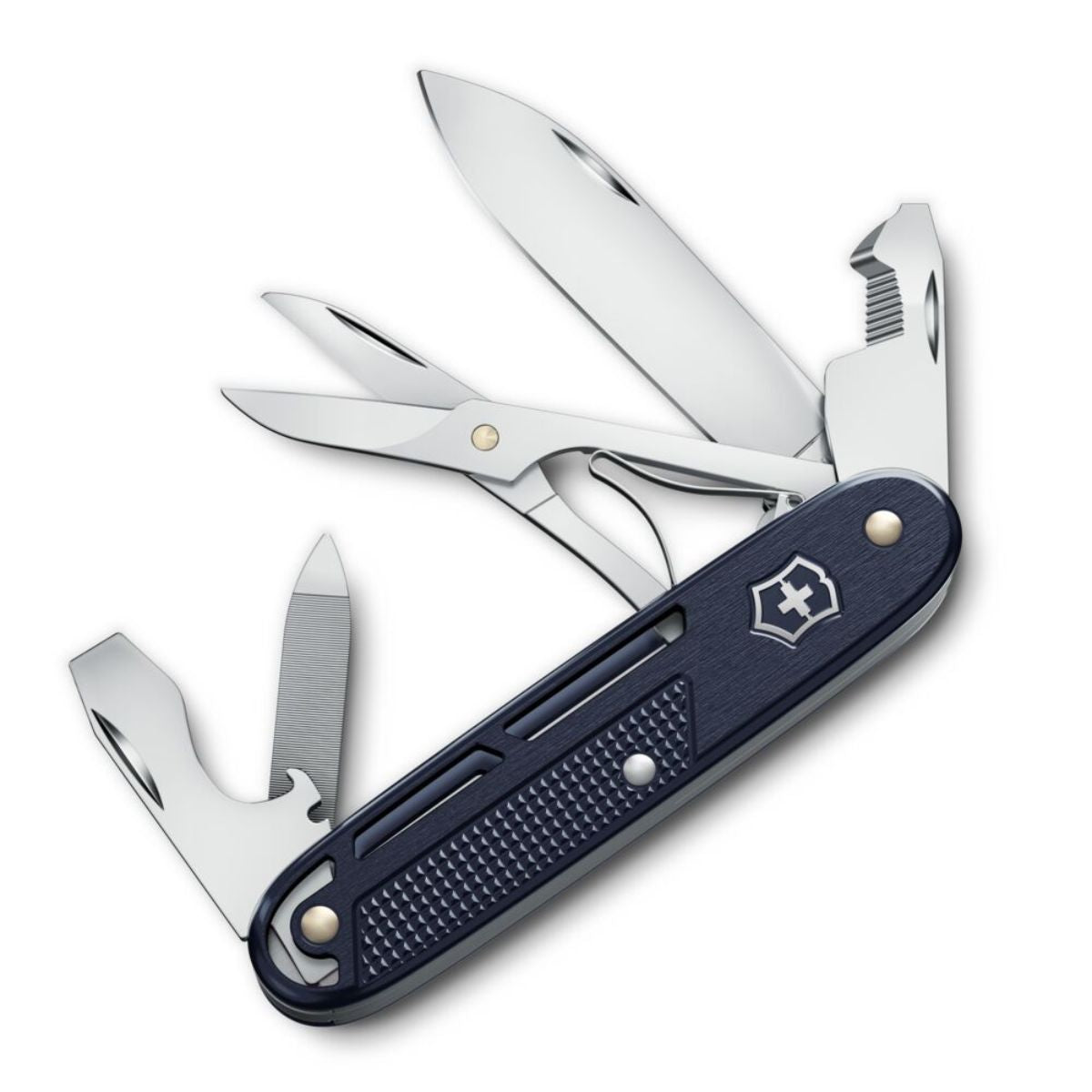 Victorinox Synergy X Alox Swiss Army Kinfe 93 mm 10 Functions Aluminium Scales Dark Blue 0.8226.22