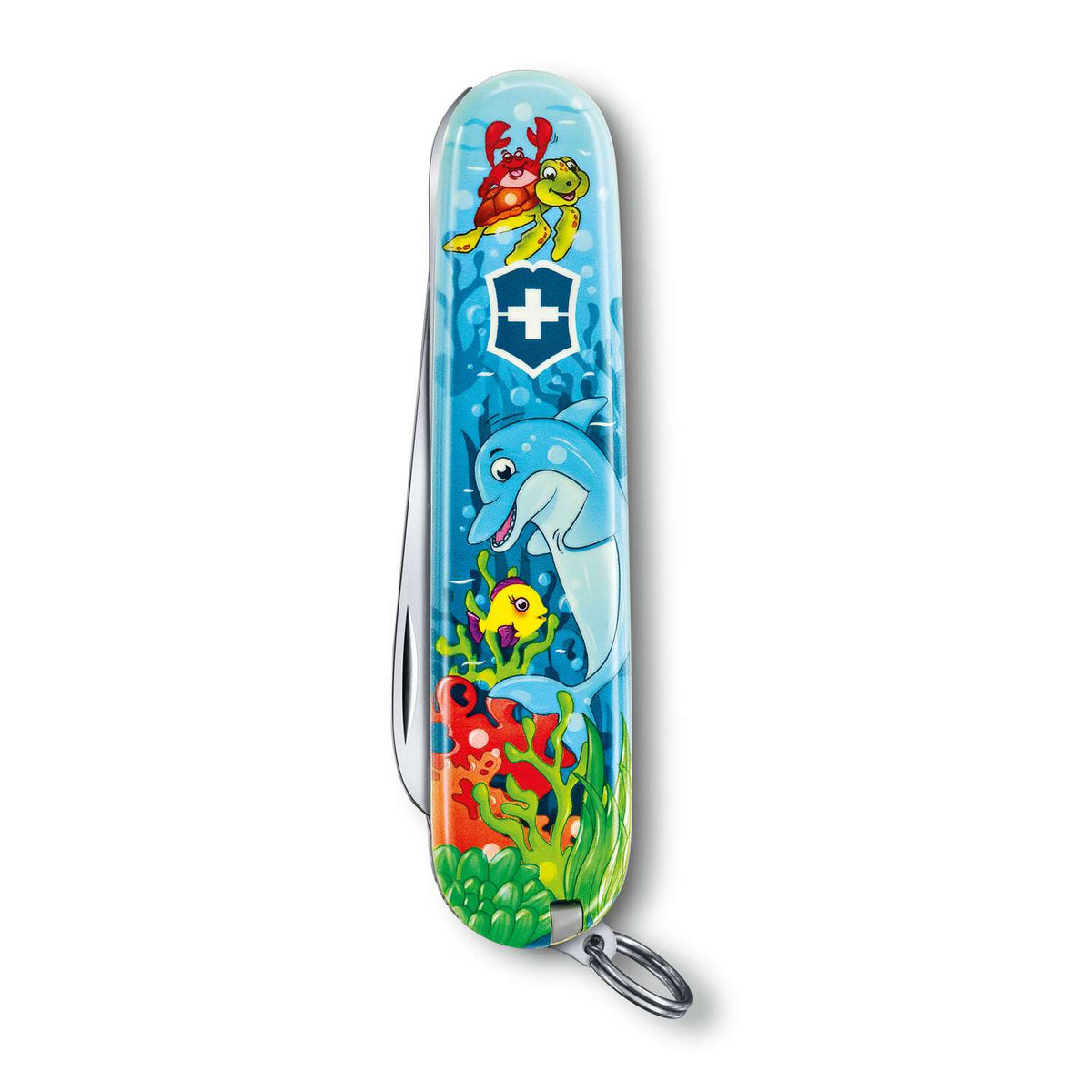 Victorinox My First Victorinox Animal-Edition Swiss Army Knife 84 mm 9 Functions Dolphin 0.2373.E1