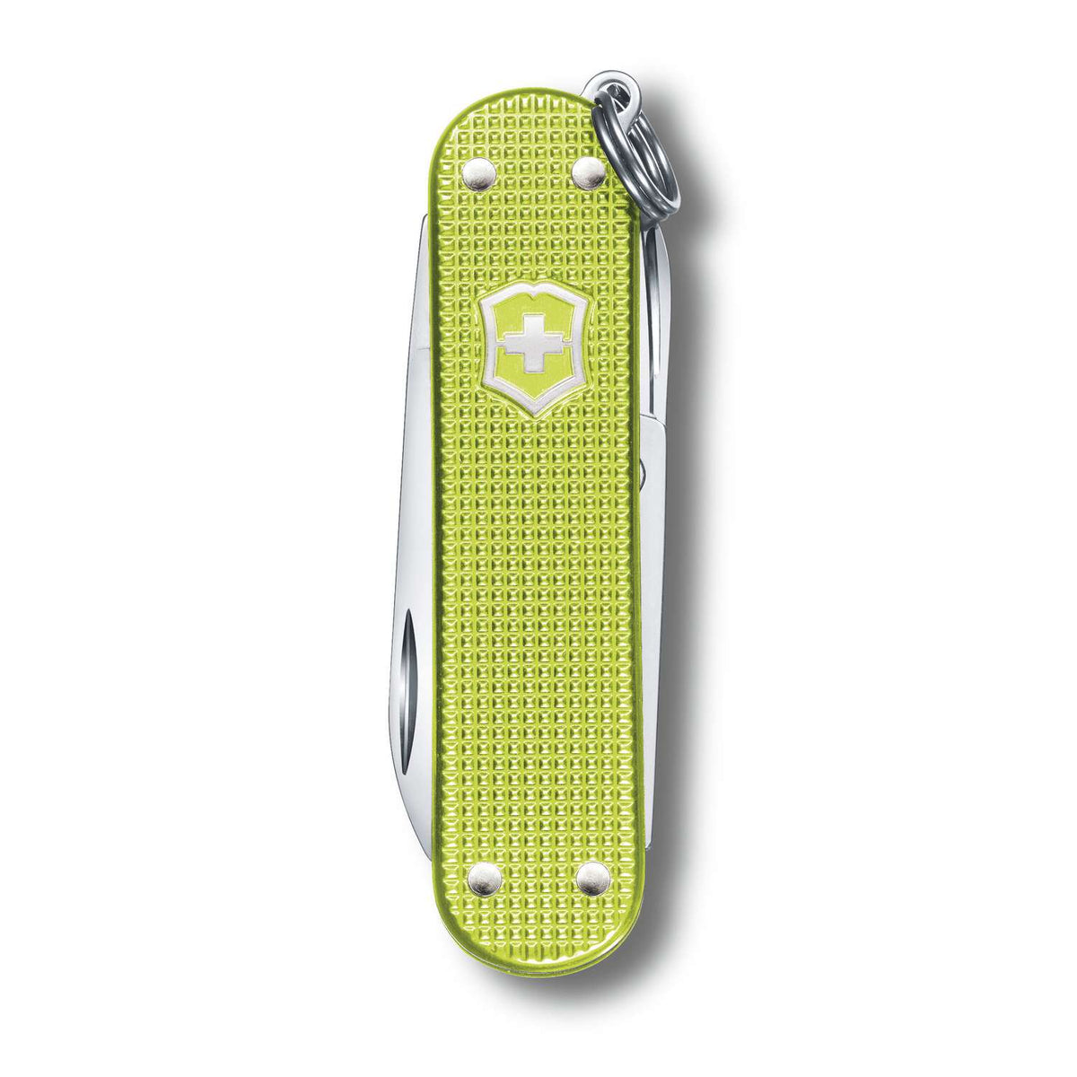 Victorinox Classic SD Alox Swiss Army Knife 58 mm 5 Functions Aluminium Scales Green Lime Twist
