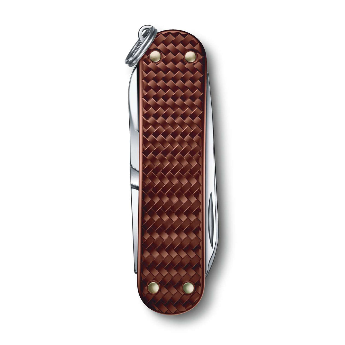 Victorinox Classic SD Precious Alox Swiss Army Knife 58 mm 5 Functions Aluminium Scales Hazel Brown