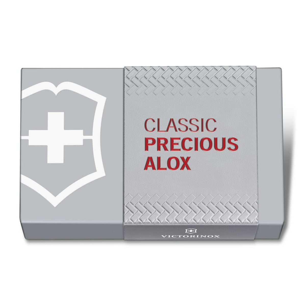 Victorinox Classic SD Precious Alox Swiss Army Knife 58 mm 5 Functions Aluminium Scales Red Iconic Red