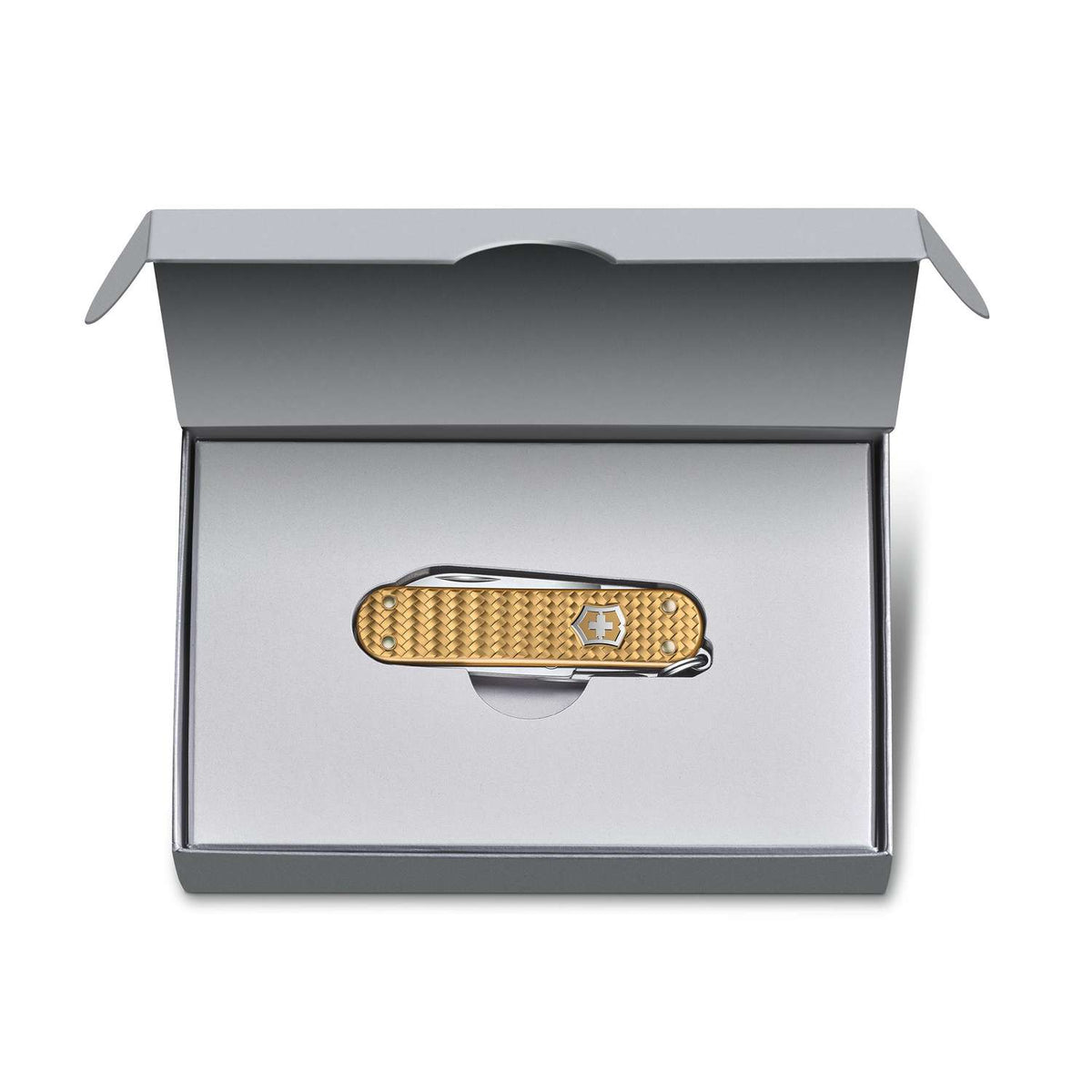 Victorinox Classic SD Alox Swiss Army Knife 58 mm 5 Functions Aluminium Scales Beige Wet Sand