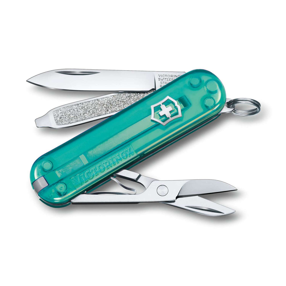 Victorinox Classic SD Swiss Army Knife 58 mm 7 Functions Turquoise Transparent Tropical Surf