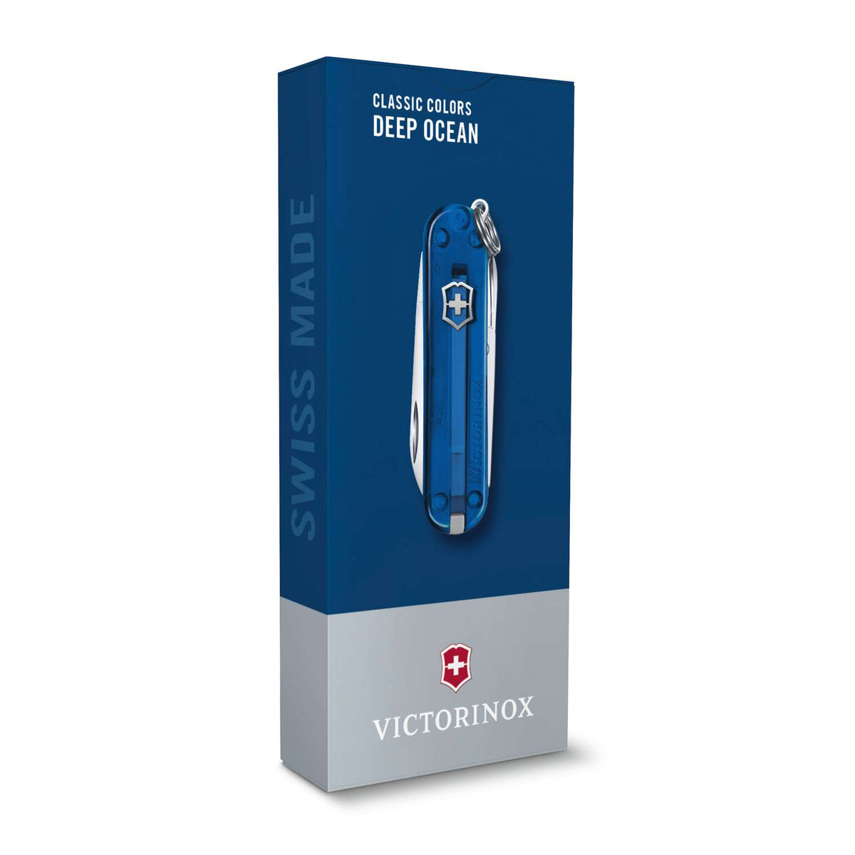 Victorinox Classic SD Swiss Army Knife 58 mm 7 Functions Blue Transparent Deep Ocean 0.6223.T2G